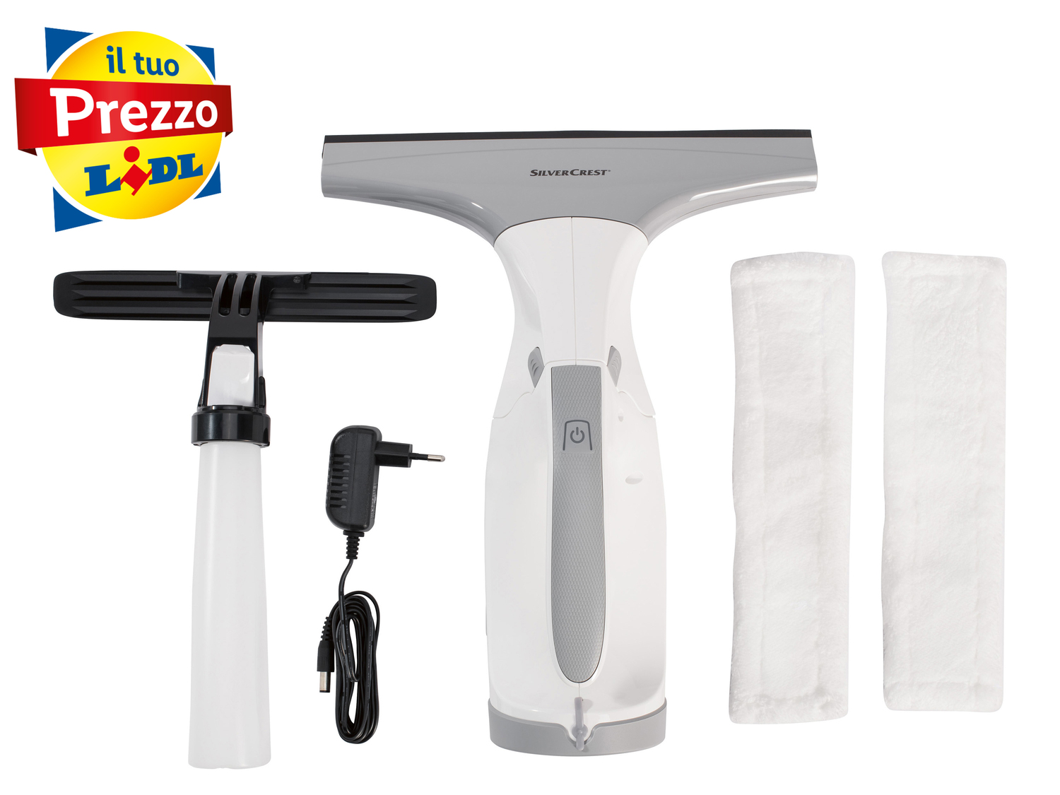 Lavavetri ricaricabile Silvercrest, prezzo 19.99 €
- Aspiragocce elettrico - ...