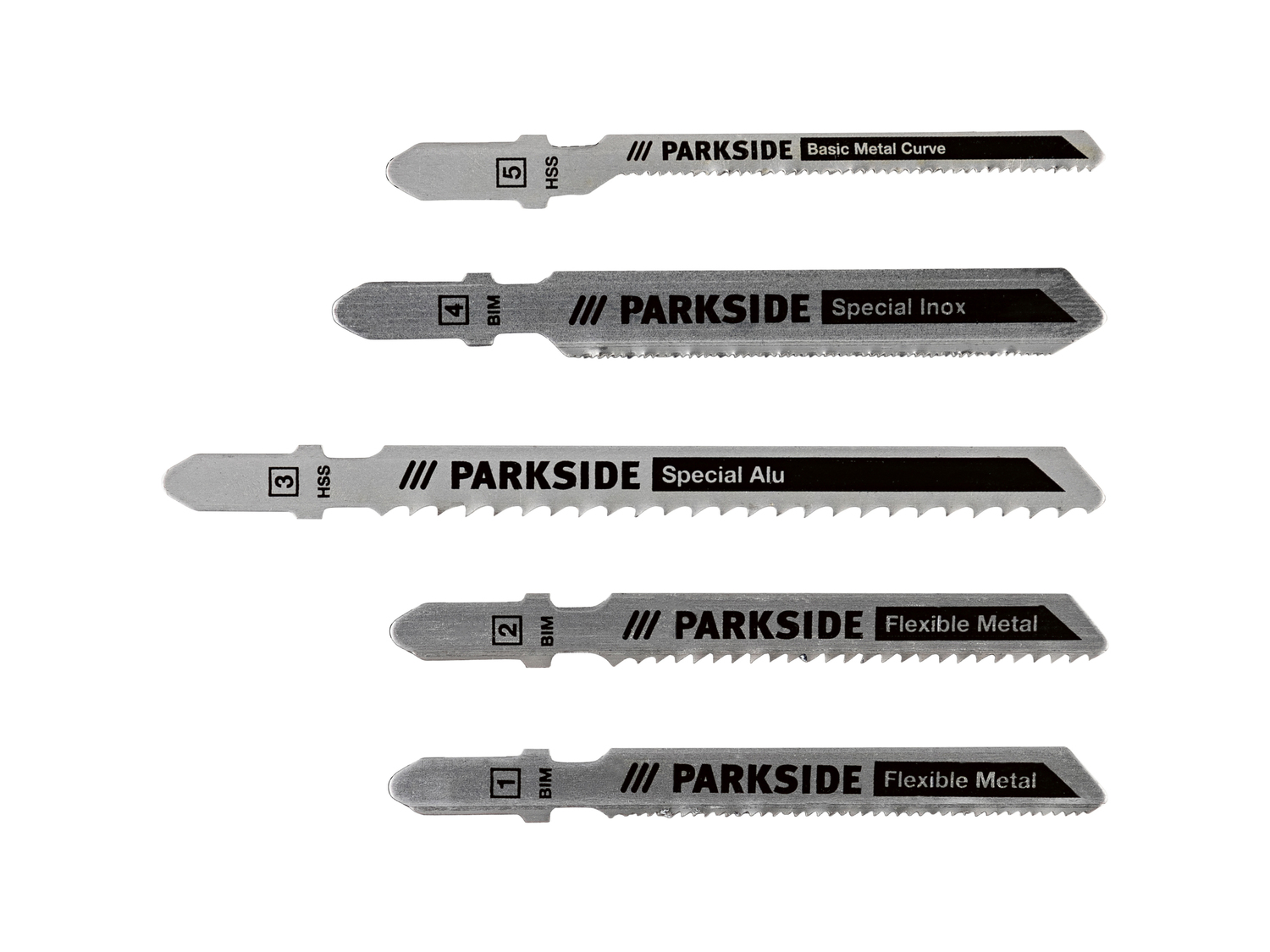 Set lame per seghetto a pendolo Parkside, prezzo 3.99 €
- Universale, per metallo ...