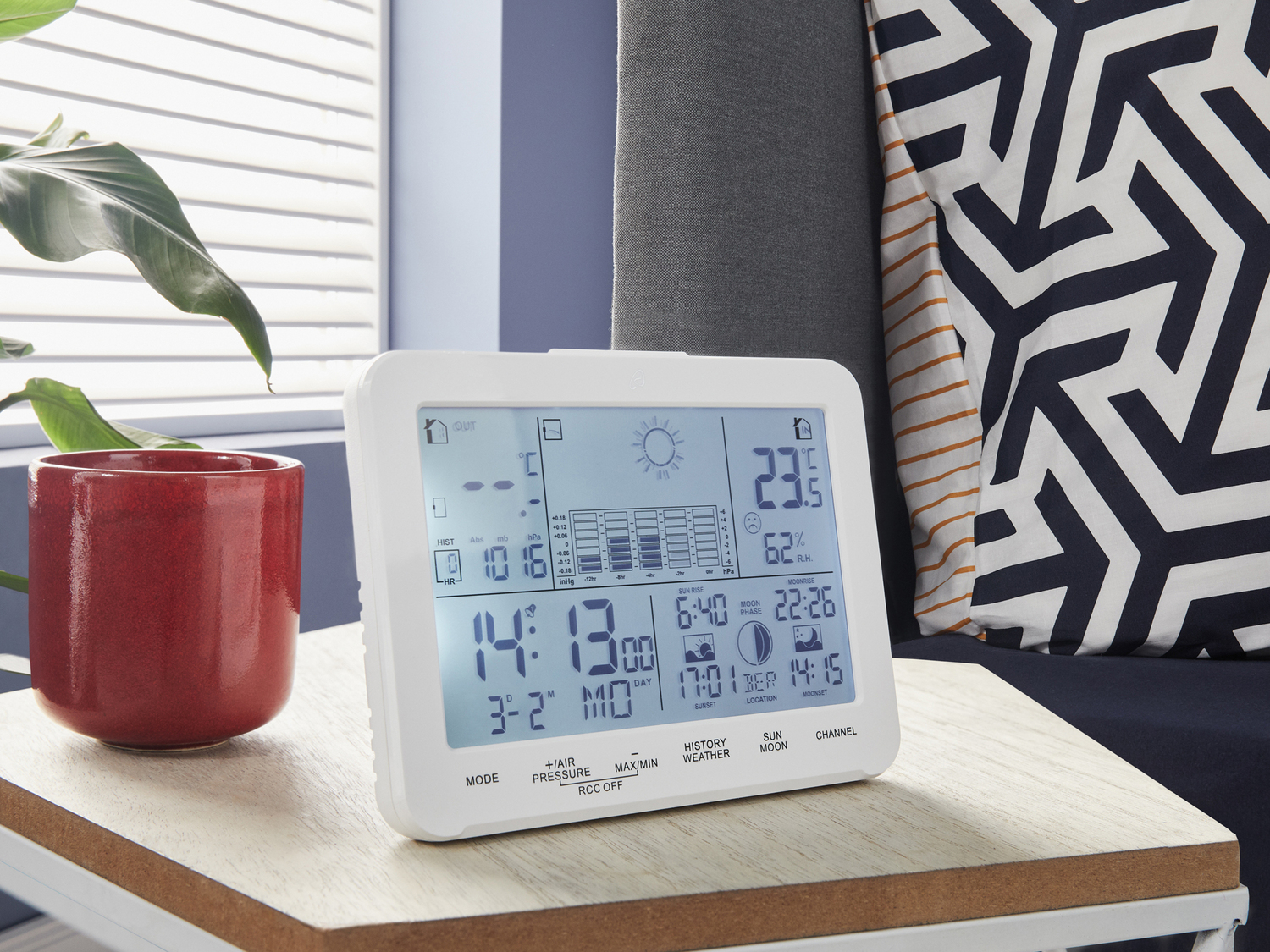 Stazione meteorologica Auriol, prezzo 14.99 €
- Display con retroilluminazione ...