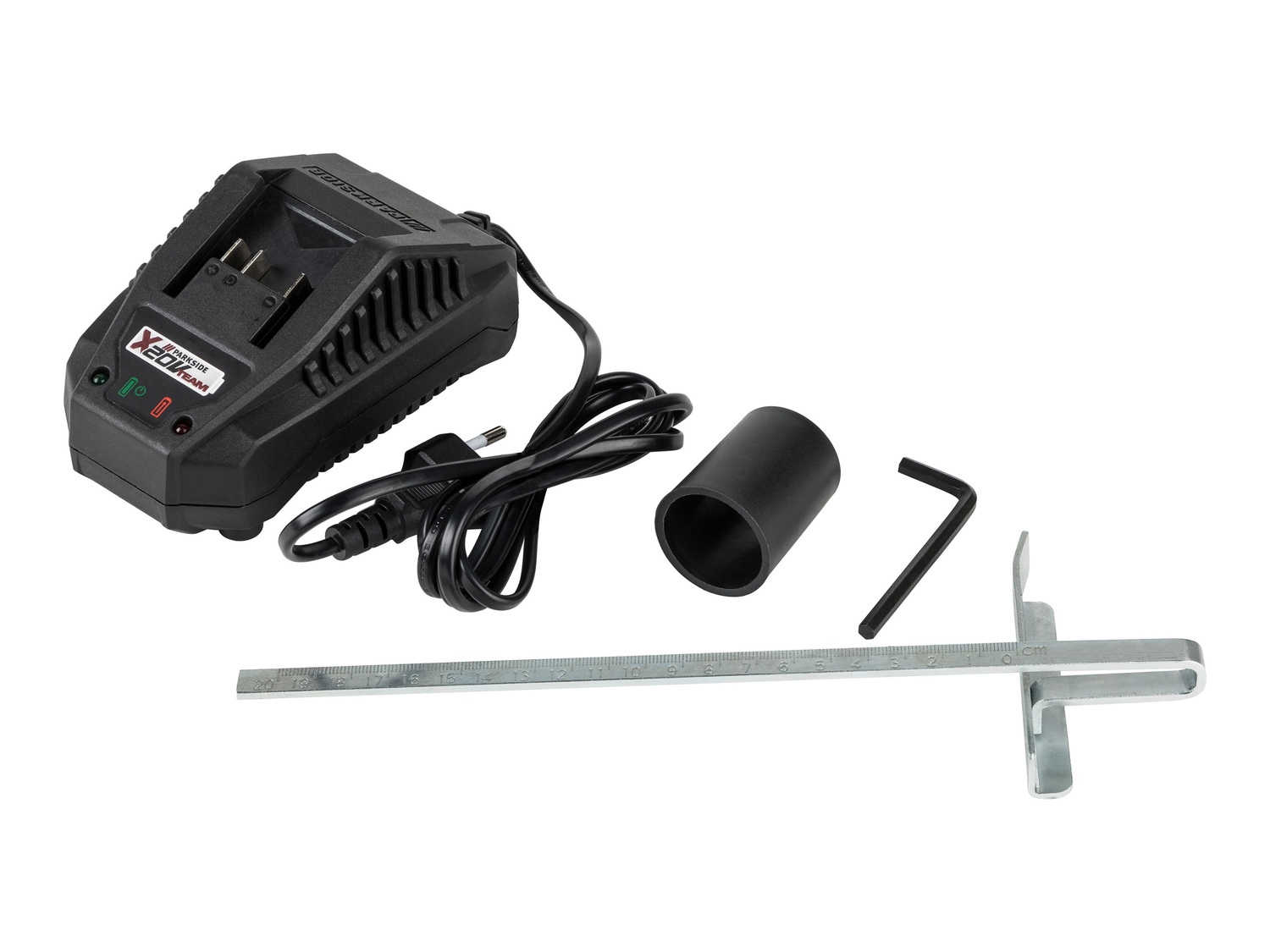 Sega circolare ricaricabile Parkside, X20VTeam, prezzo 55.00 €
- Guida laser ...