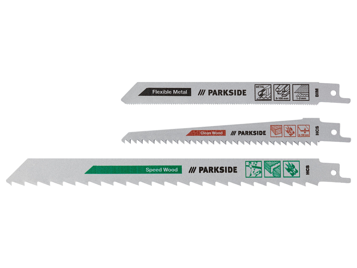 Lame per seghetto elettrico Parkside, prezzo 3.99 €
3 pezzi
Caratteristiche