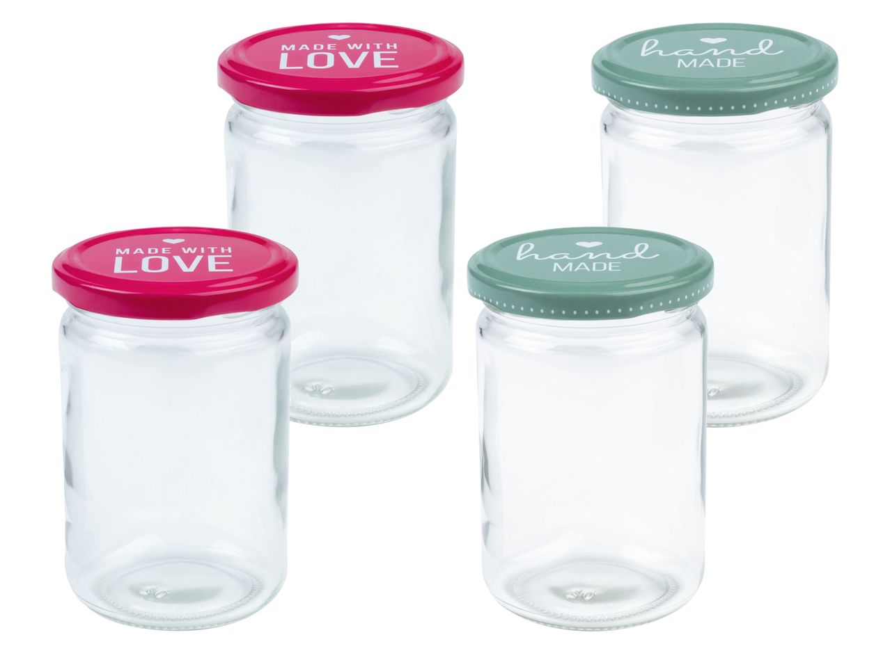 Vasetti per conserva , prezzo 4.99 EUR
Vasetti per conserva 4 pezzi
- Con coperchio ...
