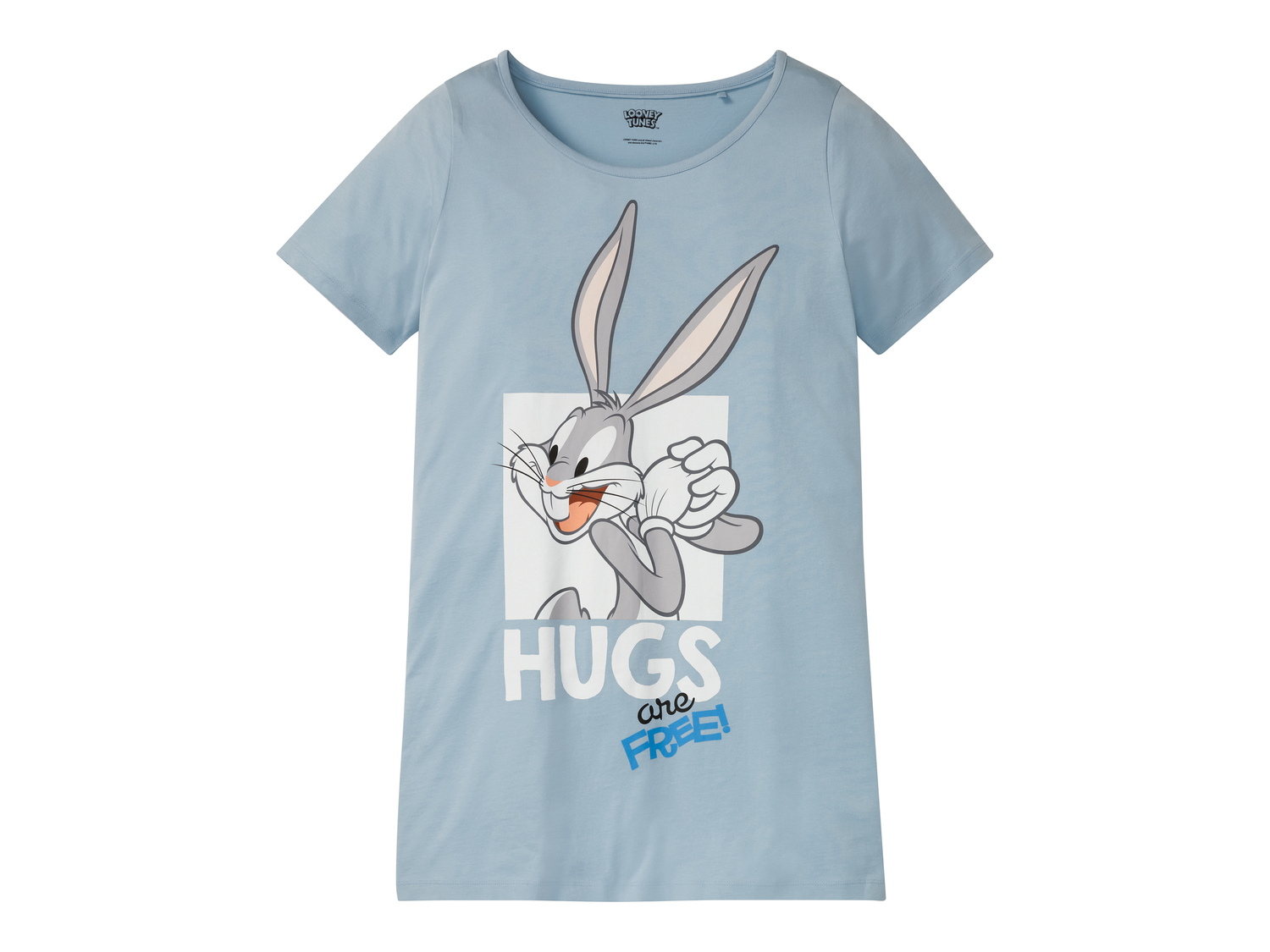 Maxi t-shirt da donna La carica dei 101, Hug me, Bugs Bunny Oeko-tex, prezzo 7.99 ...