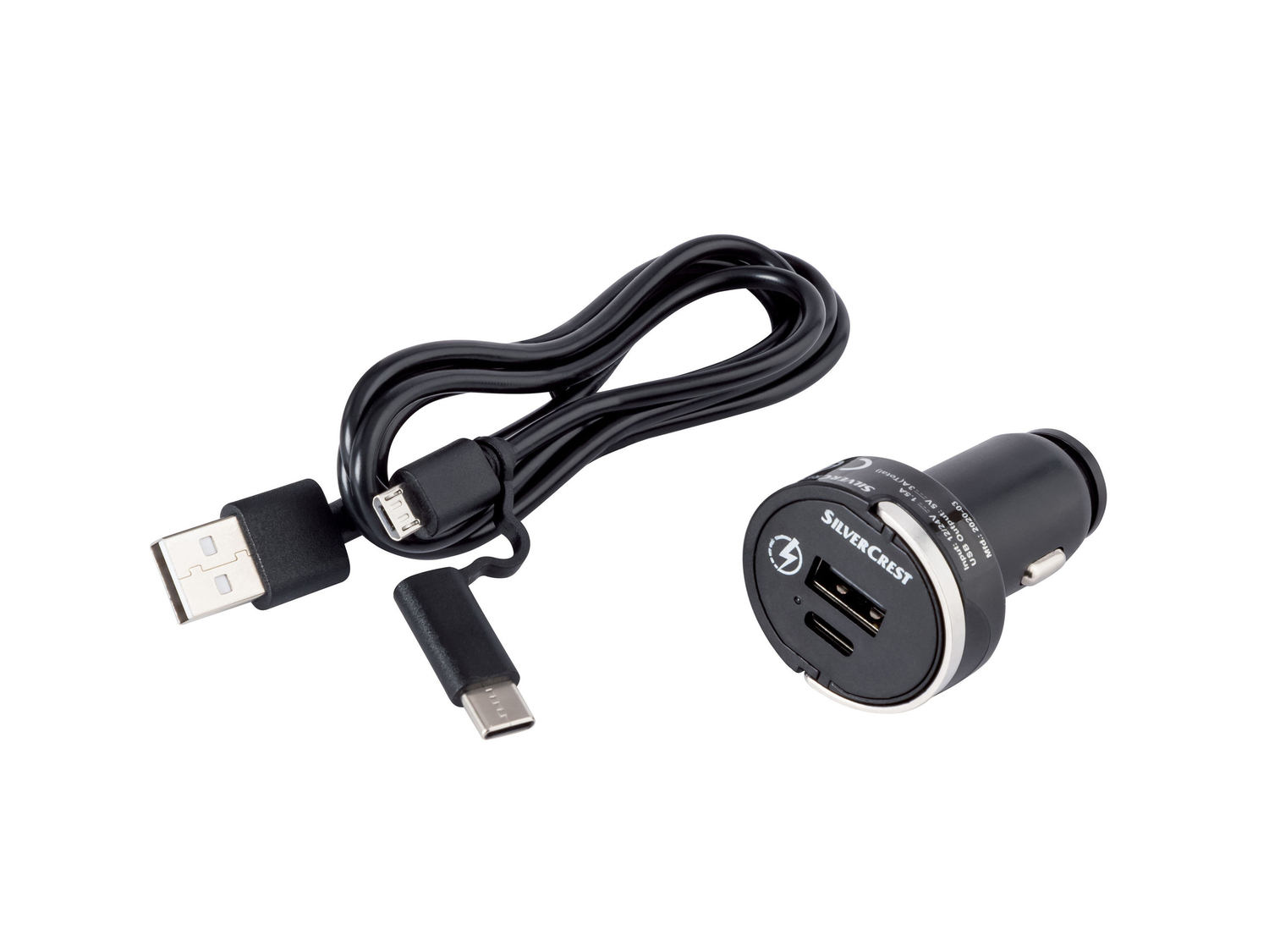 Set supporto smartphone per auto Silvercrest, prezzo 9.99 €
- Spina di ricarica ...