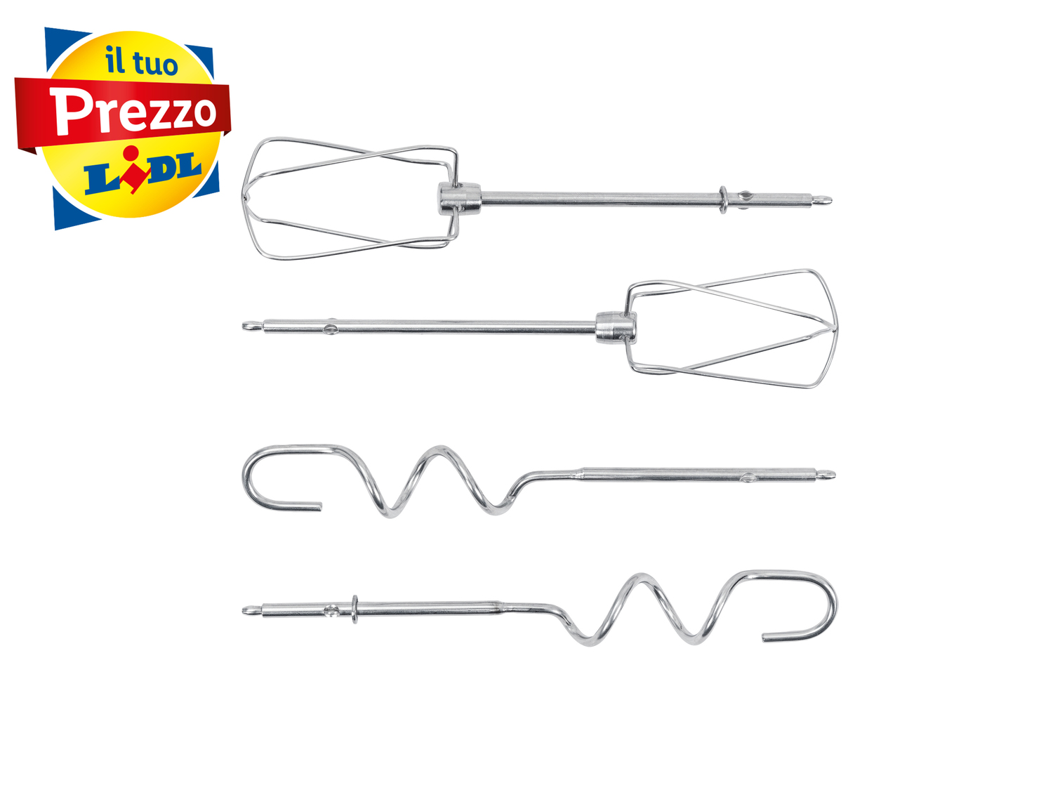 Sbattitore elettrico Silvercrest Kitchen Tools, prezzo 12.99 €
- 5 livelli ...