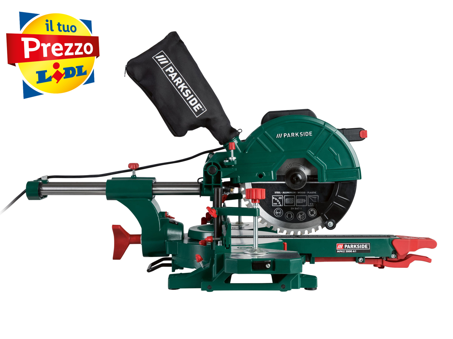 Sega circolare multifunzionale per tagli obliqui Parkside, prezzo 119.00 €
- ...
