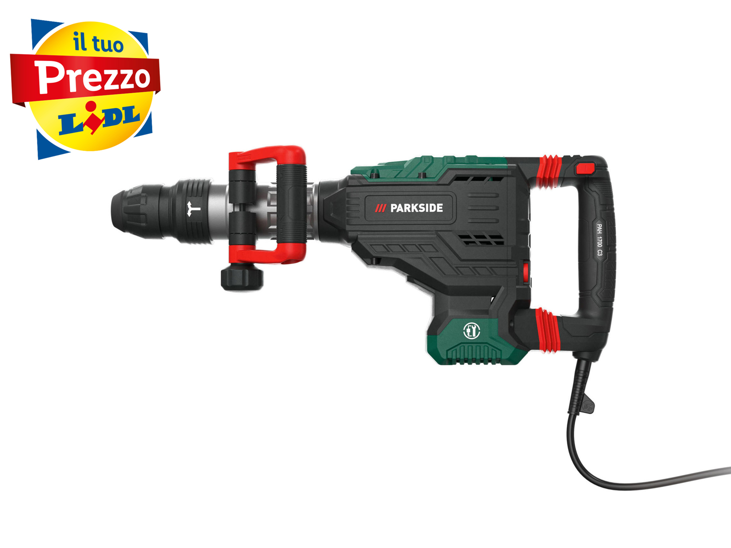 Martello demolitore Parkside PAH 1700 C3 SDS, prezzo 119.00 €
- Forza di percussione ...