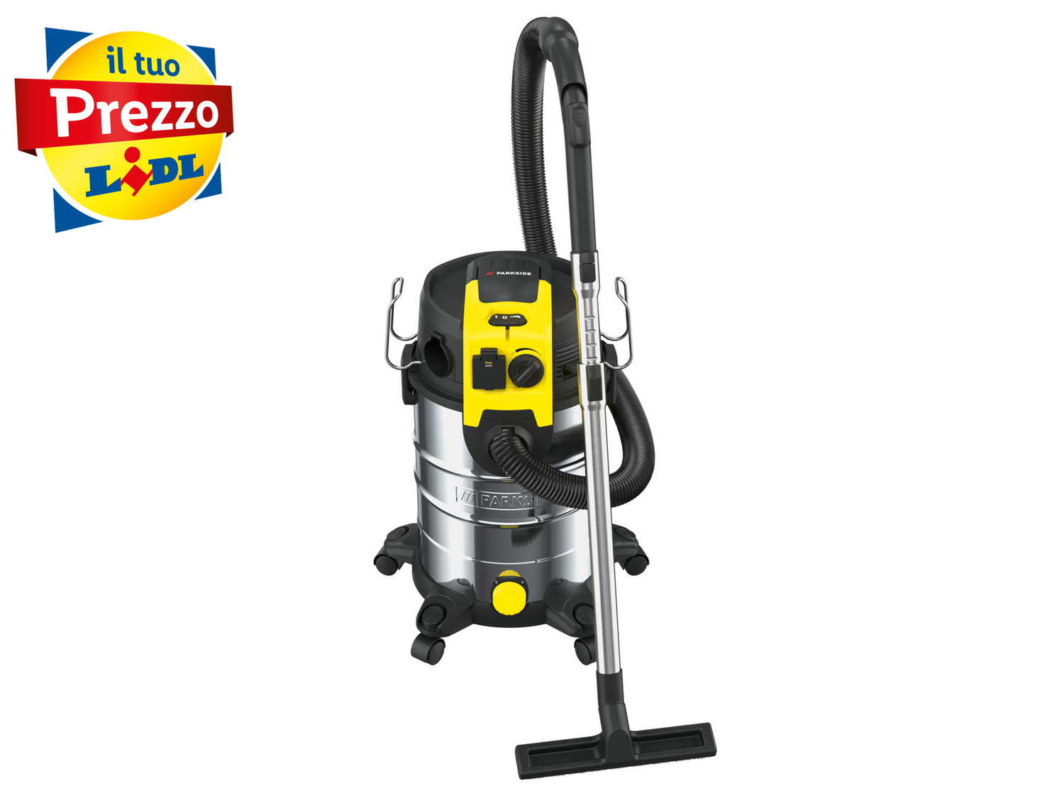 Aspirapolvere-liquidi Parkside, prezzo 79.00 €
- Utilizzabile anche come soffiatore ...