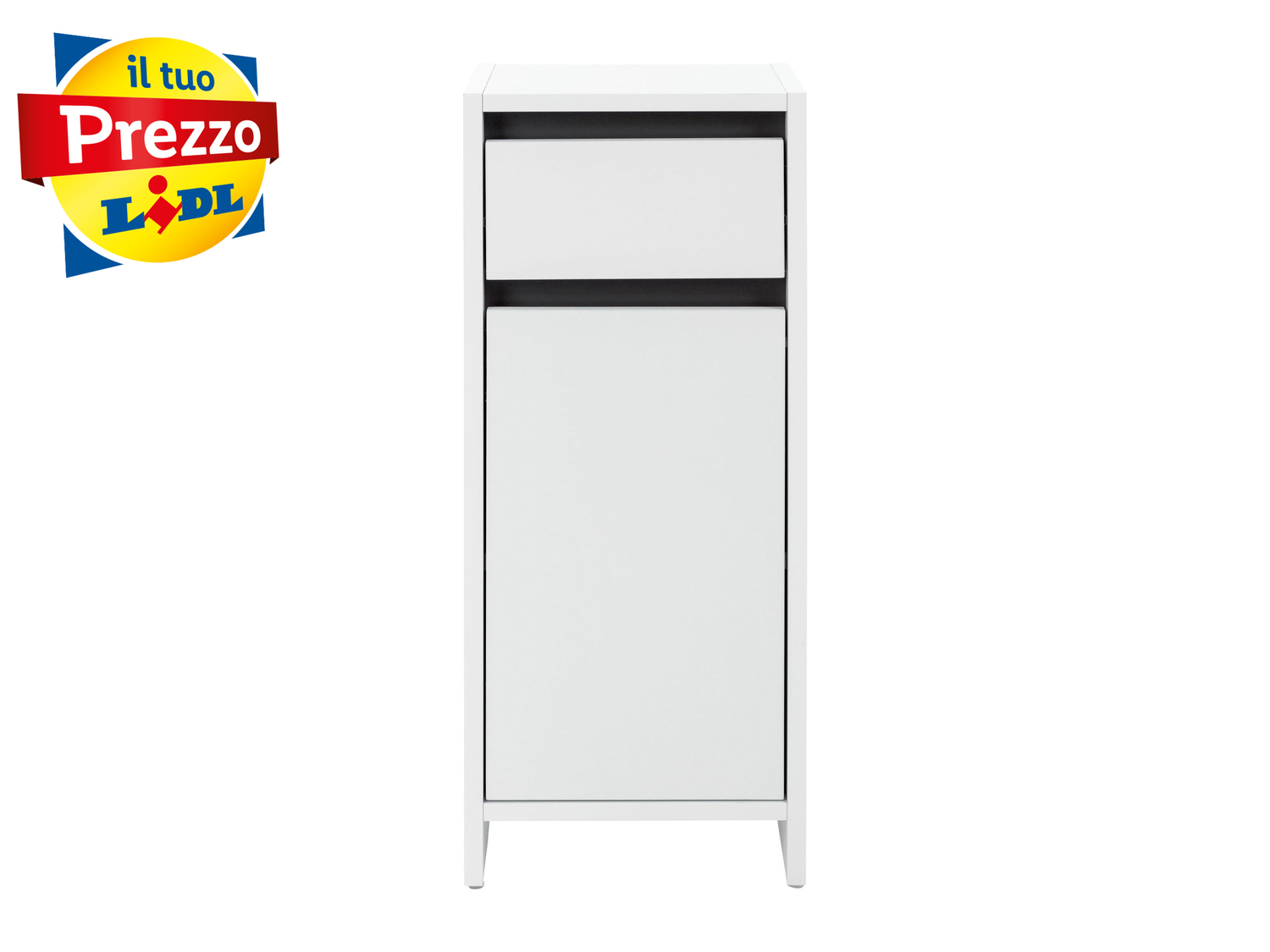 Mobiletto da bagno Livarno Living, prezzo 24.99 €
- Cassetto scorrevole con ...