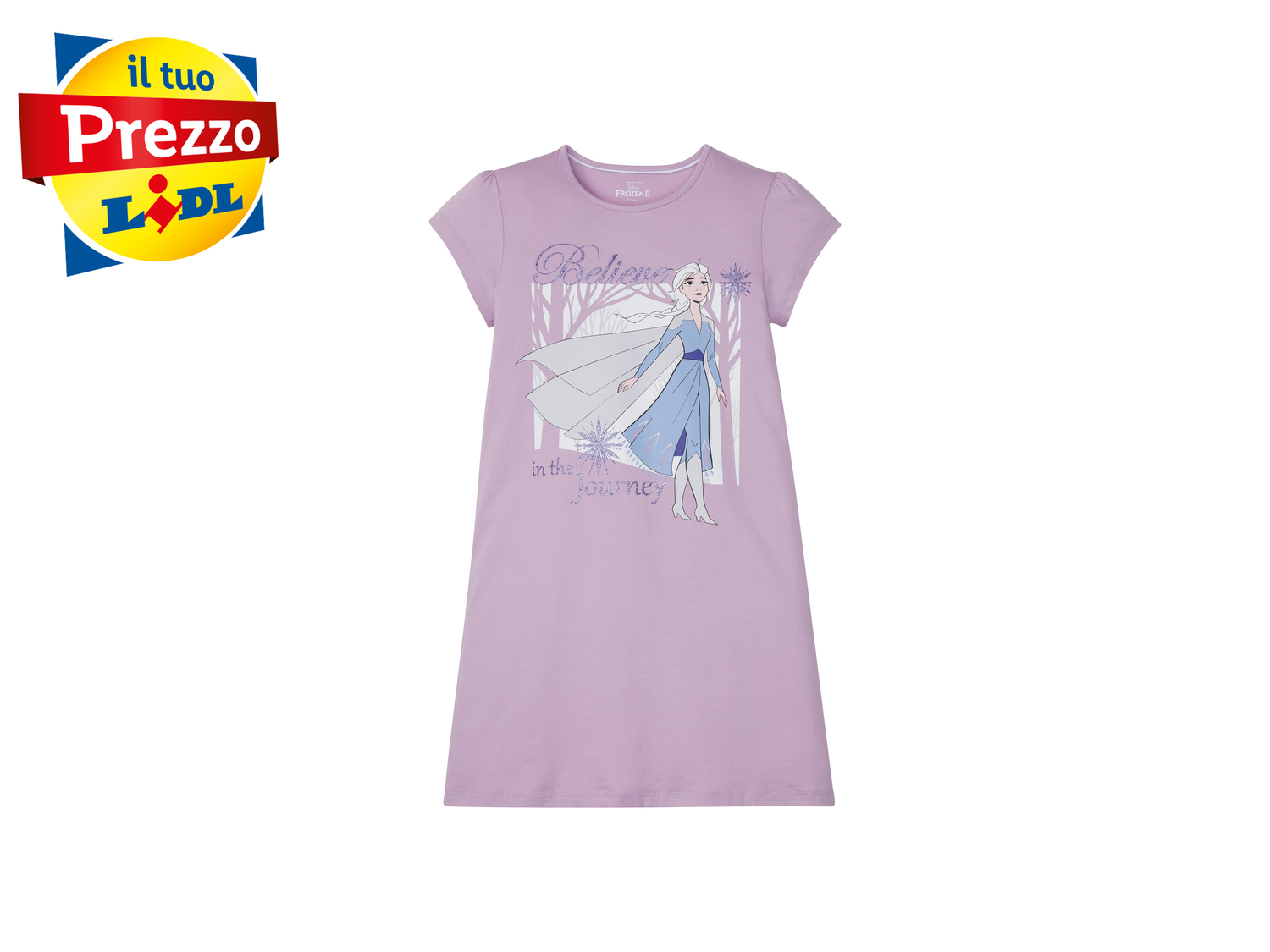 Pigiama corto o camicia da notte per bambina Snoopy, Miraculous, Frozen 2 Oeko-tex, ...