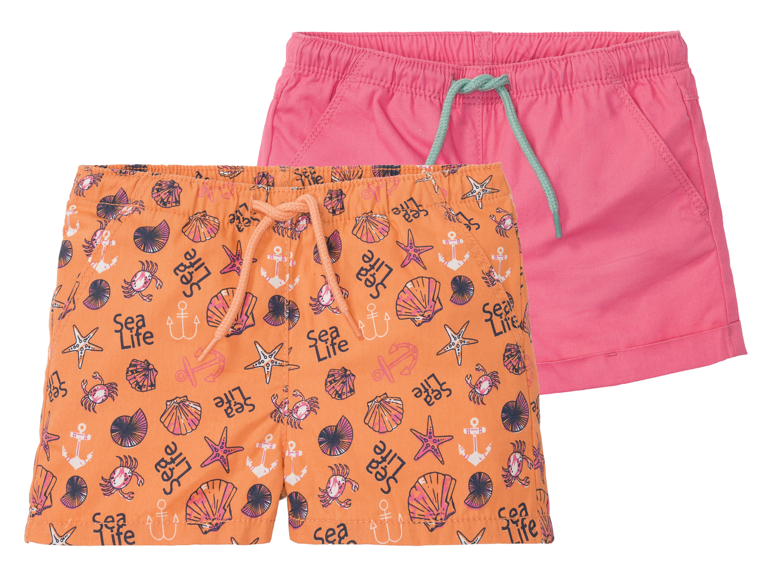 Shorts da bambina Lupilu, prezzo 6.99 €
2 pezzi - Misure: 1-6 anni
- Puro ...