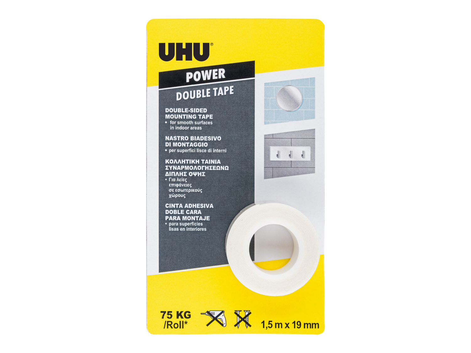 Colla istantanea, adesivo universale o nastro biadesivo Uhu, prezzo 1.99 €
Caratteristiche ...