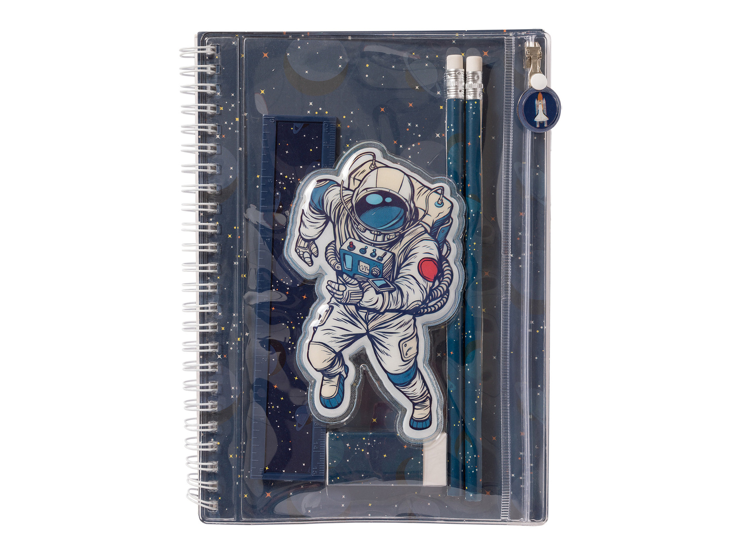 Set cancelleria United Office, prezzo 2.49 €
- 1 blocco per appunti (80 ...