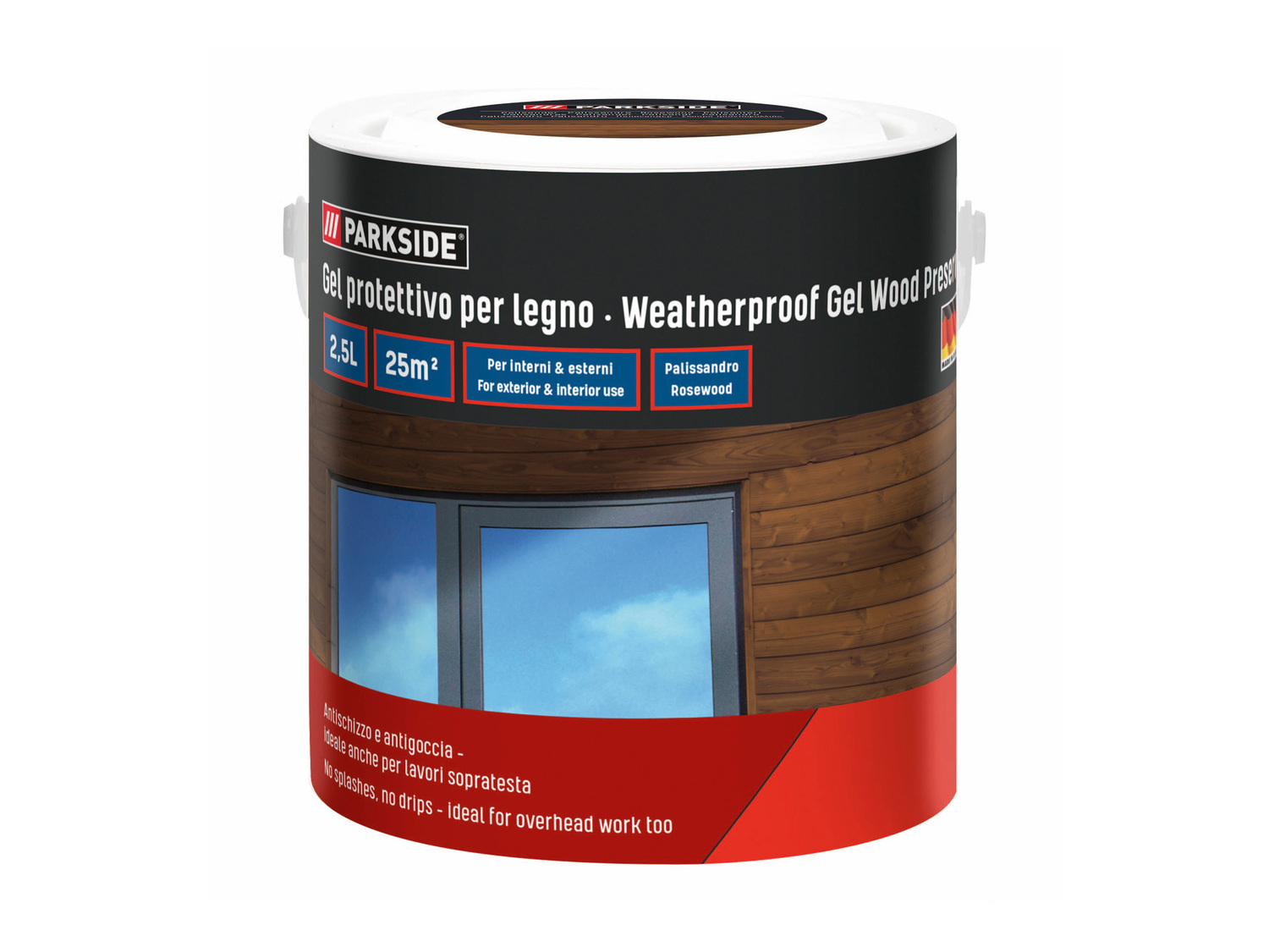 Gel protettivo per legno, 2,5 L Parkside, prezzo 9.99 €
Tonalità: rovere chiaro, ...
