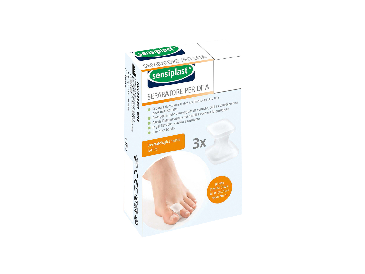 Protezioni per dita dei piedi Sensiplast, prezzo 1.99 €
A scelta tra:
- ...
