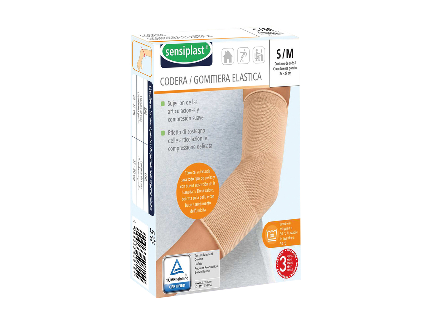Fascia elastica Sensiplast, prezzo 3.99 €
Taglie: S-XL
- Effetto di ...