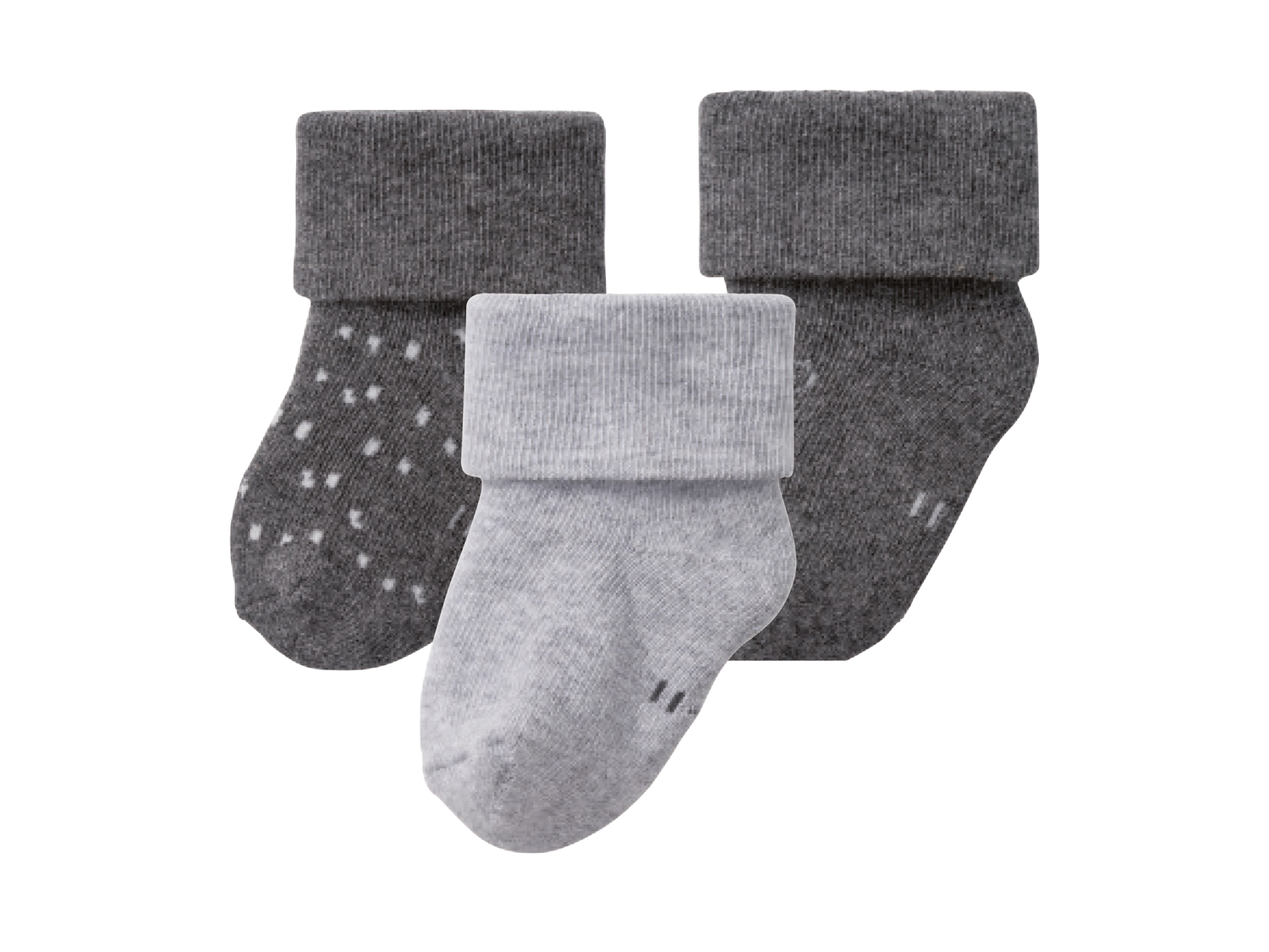 Calzini per neonati Lupilu Pure Collection, prezzo 2.99 €
3 paia - Misure: ...