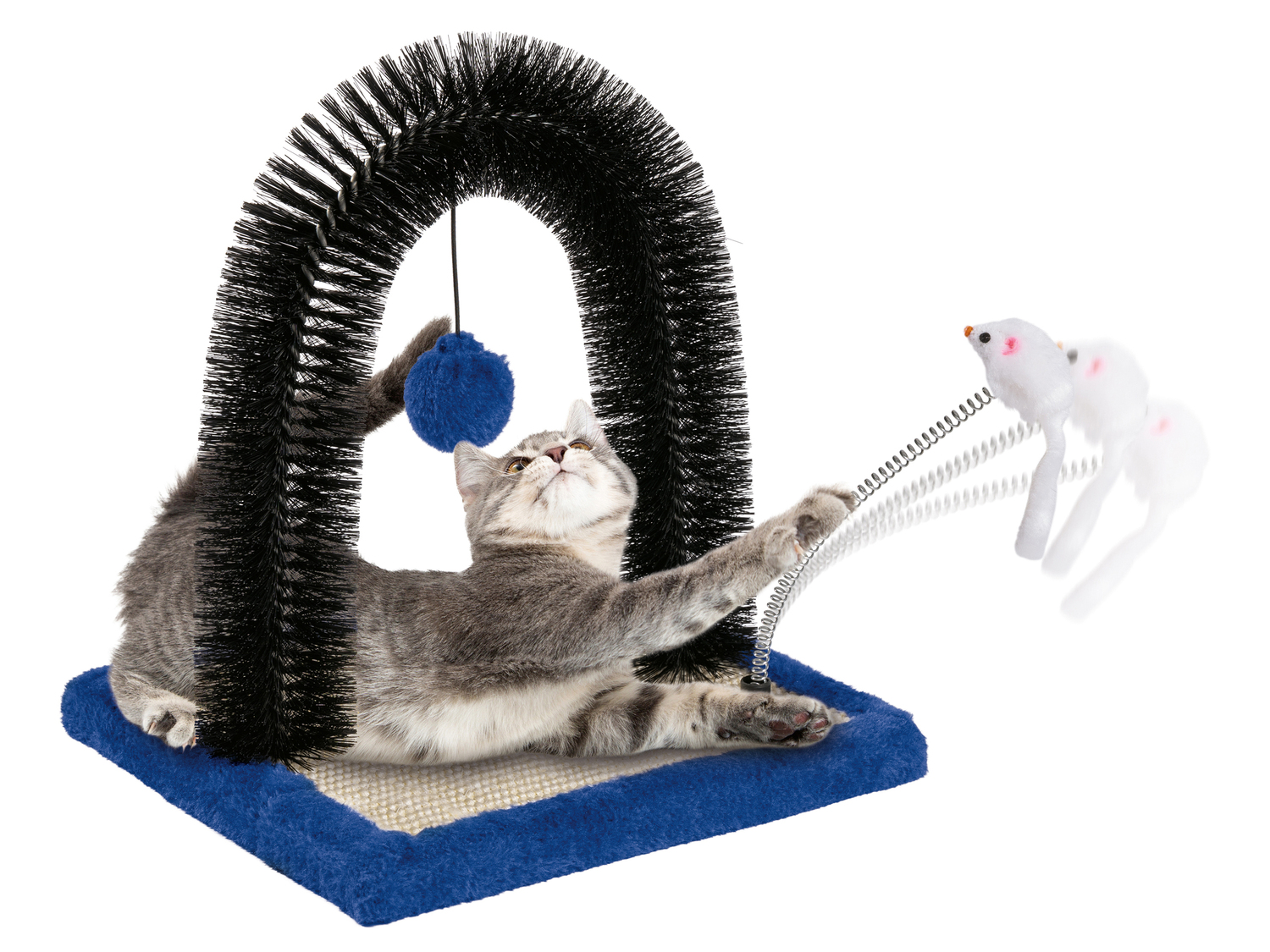 Gioco tiragraffi per gatti Zoofari, prezzo 9.99 €
- Arco: 29 x 29 x 34,5 ...