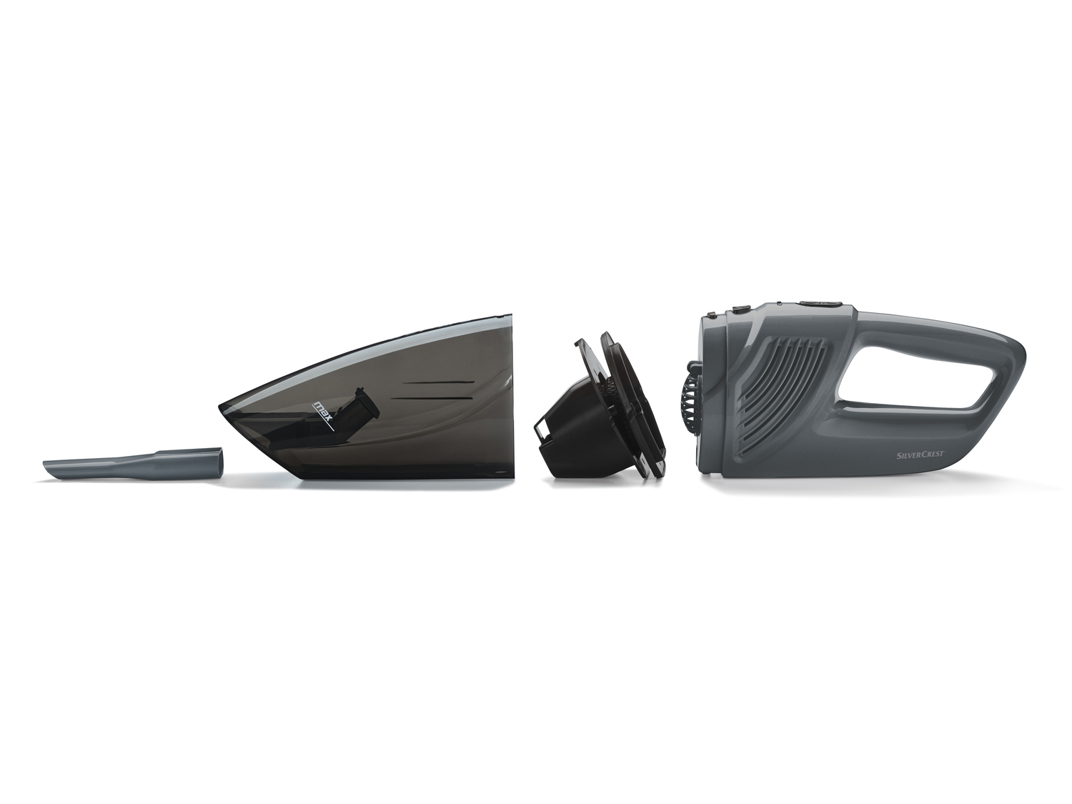 Mini aspirapolvere-liquidi ricaricabile Silvercrest, prezzo 19.99 €
- Batteria ...