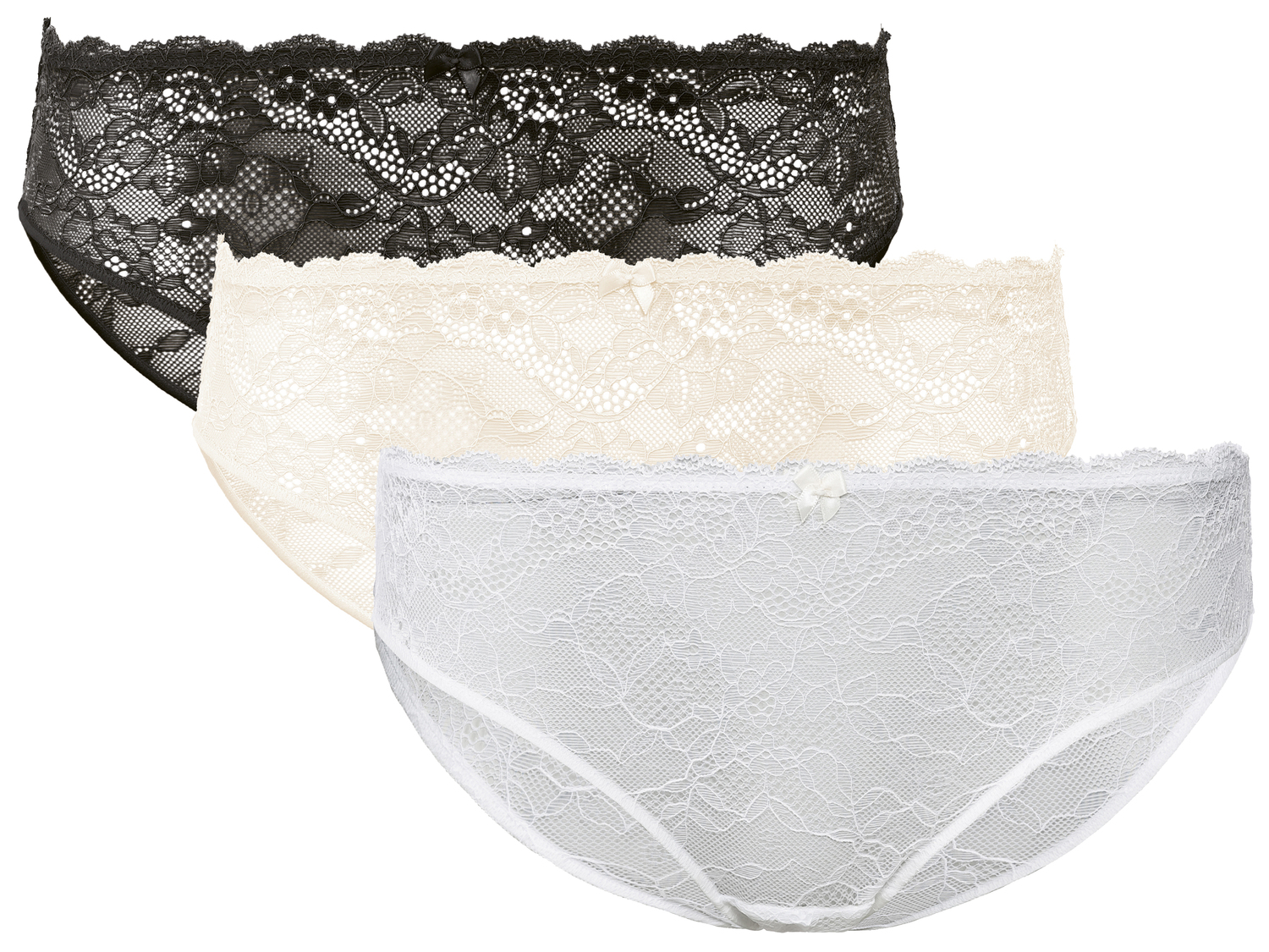 Slip da donna con pizzo Esmara Lingerie, prezzo 5.99 €
3 pezzi - Misure: ...