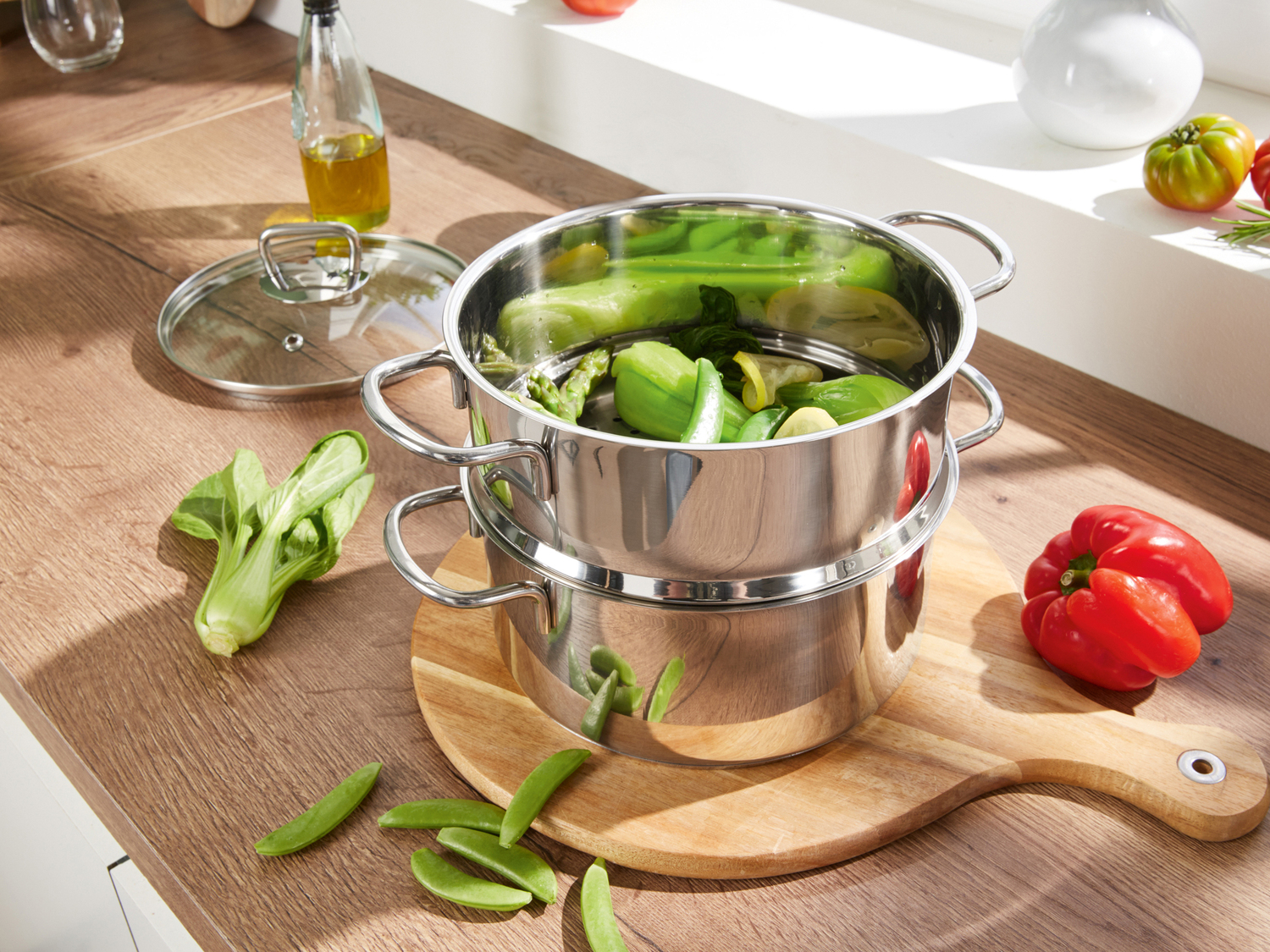 Pentola a vapore Ernesto, prezzo 19.99 €
- Con scala graduata in litri ...