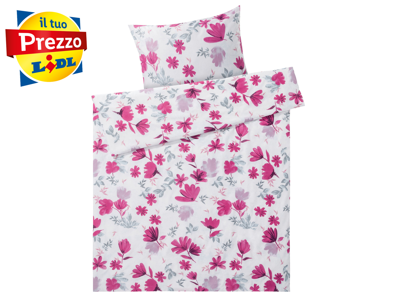 Parure copripiumino singolo Meradiso, prezzo 8.99 €
- Con abbottonatura ...