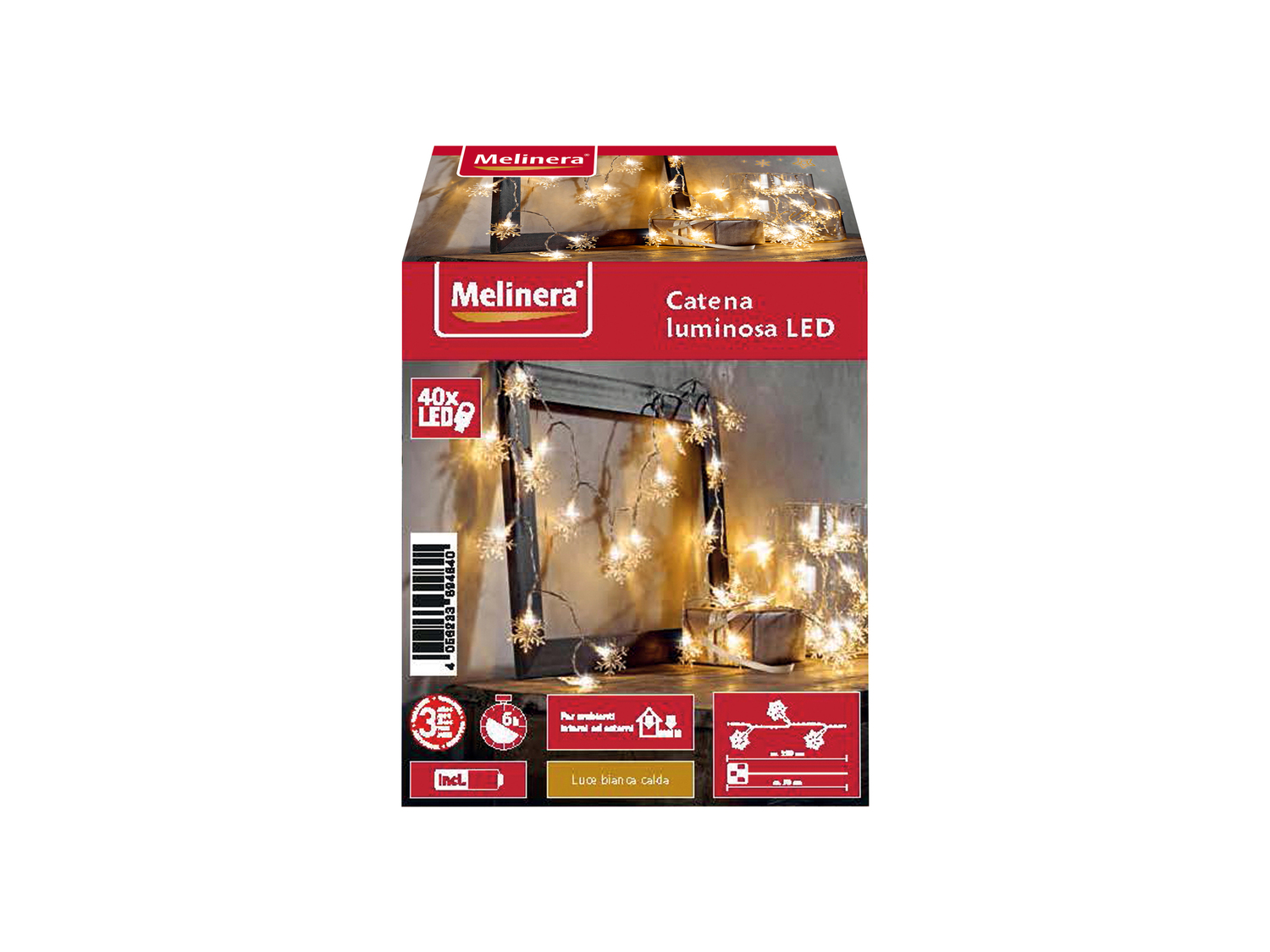 Catena luminosa decorativa Melinera, prezzo 7.99 €
- Per interni ed esterni
- ...