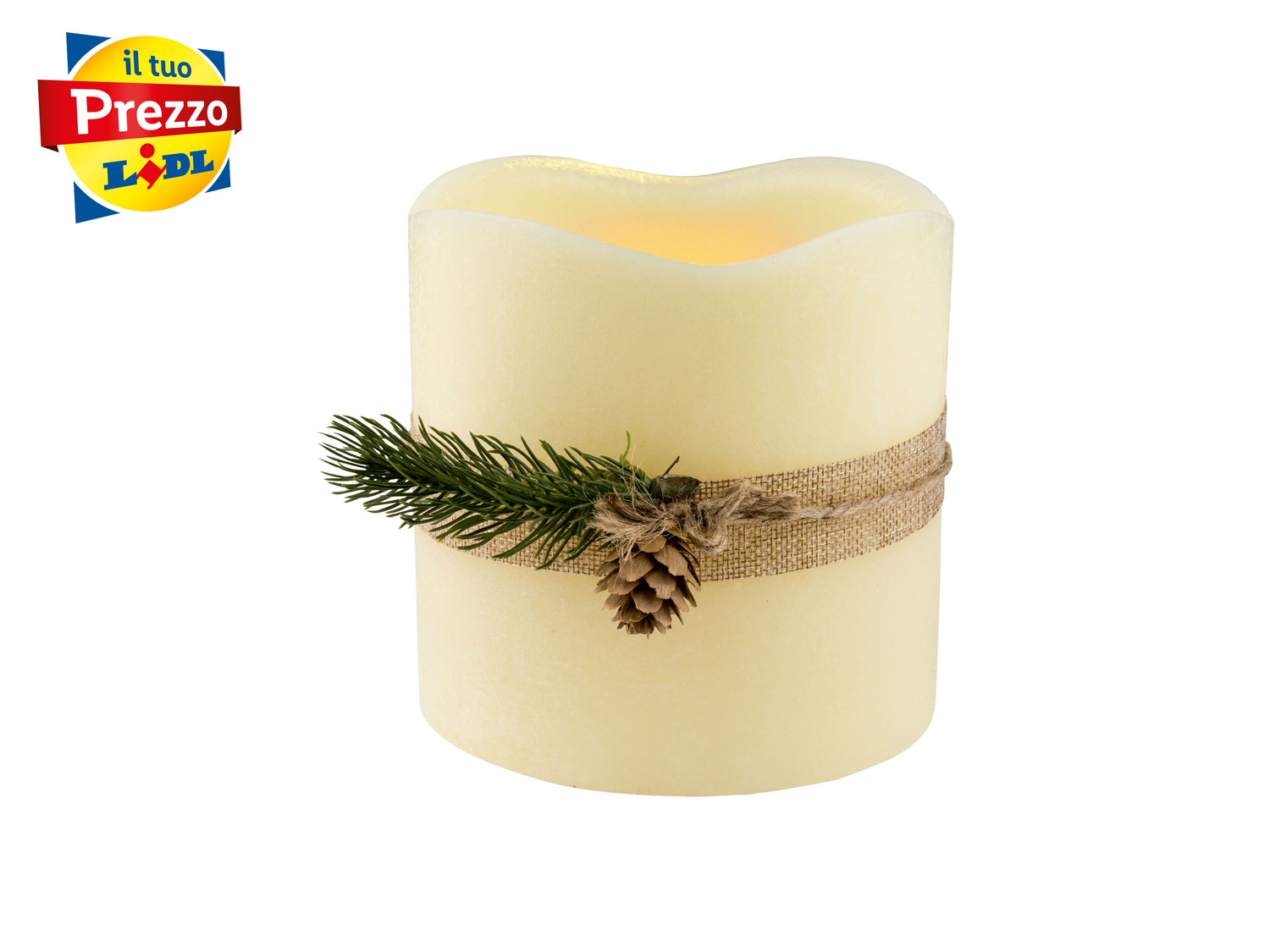 Candela LED Melinera, prezzo 6.99 €
1 o 2 pezzi
- Luce d'atmosfera ...