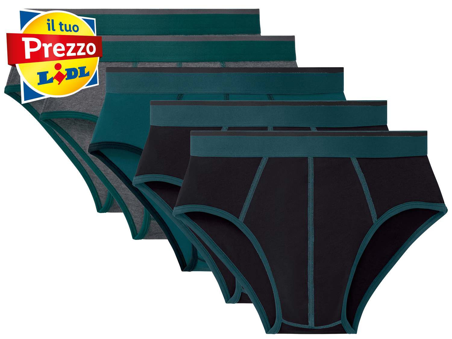 Slip da uomo Livergy, prezzo 6.99 €
5 pezzi - Misure: M-XL
Taglie disponibili
Caratteristiche
- ...