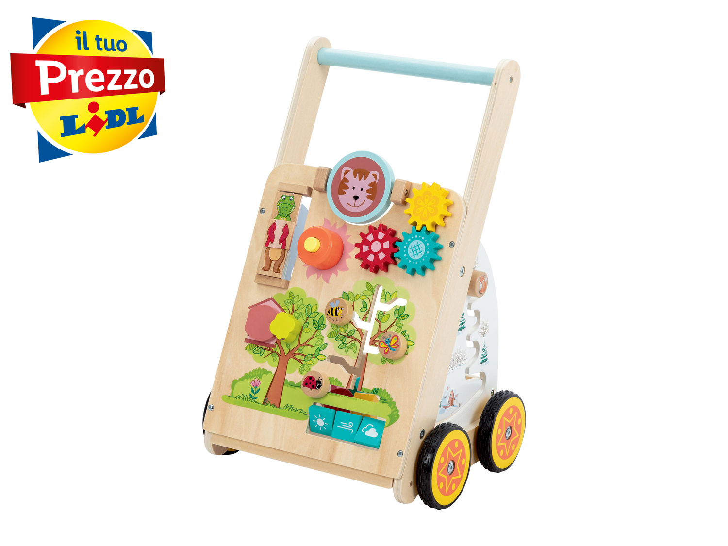 Triciclo, cavallo a dondolo o carrello primi passi in legno Playtive, prezzo 19.99 ...