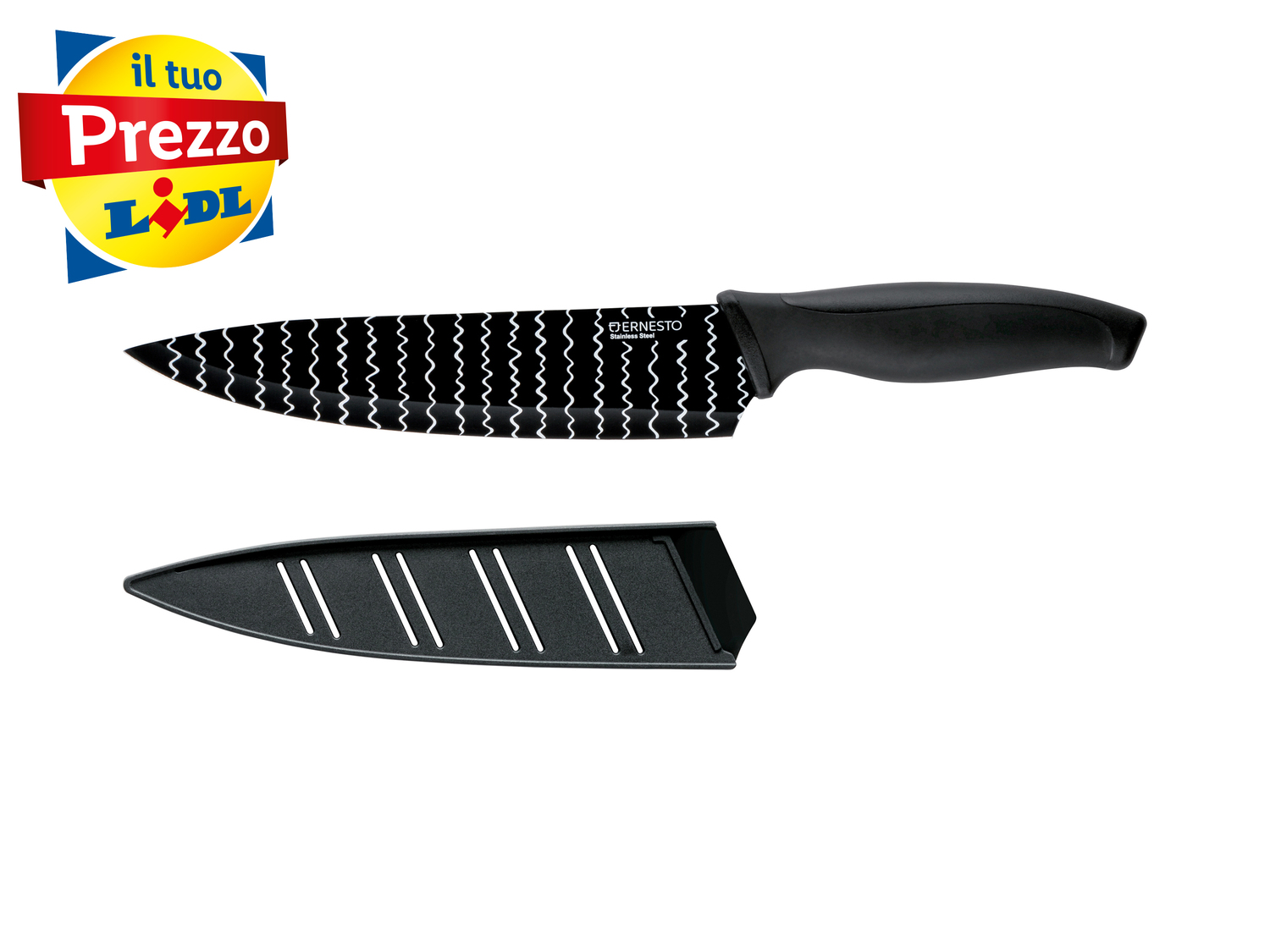 Coltello da cucina Ernesto, prezzo 2.99 &#8364; 
1 o 2 pezzi 
- Lame in acciaio ...