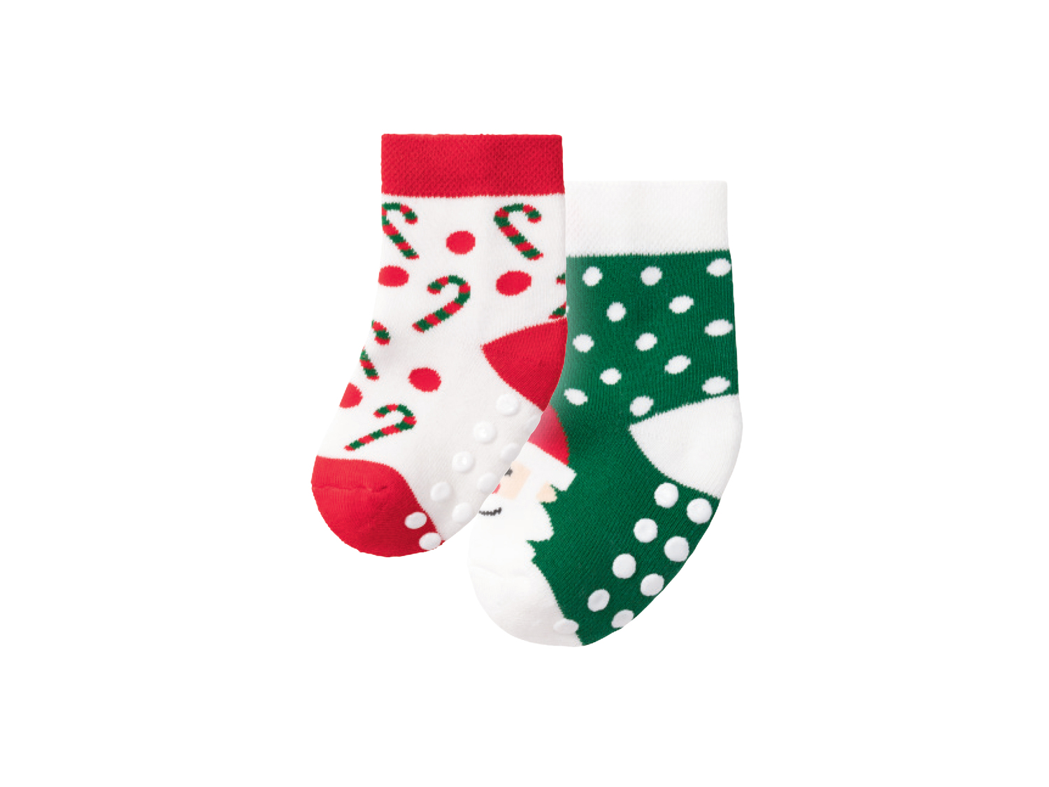 Calze antiscivolo natalizie per bambini Lupilu, prezzo 1.99 &#8364; 
2 paia ...