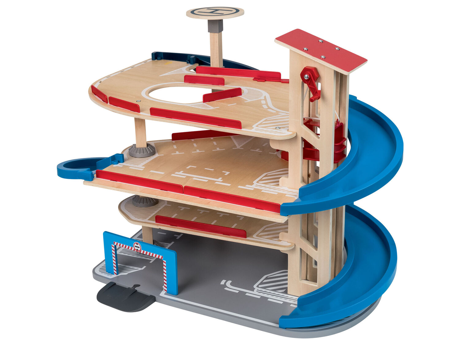 Set parcheggio multipiano Playtive, prezzo 29.99 €
- Torre con ascensore funzionante
- ...