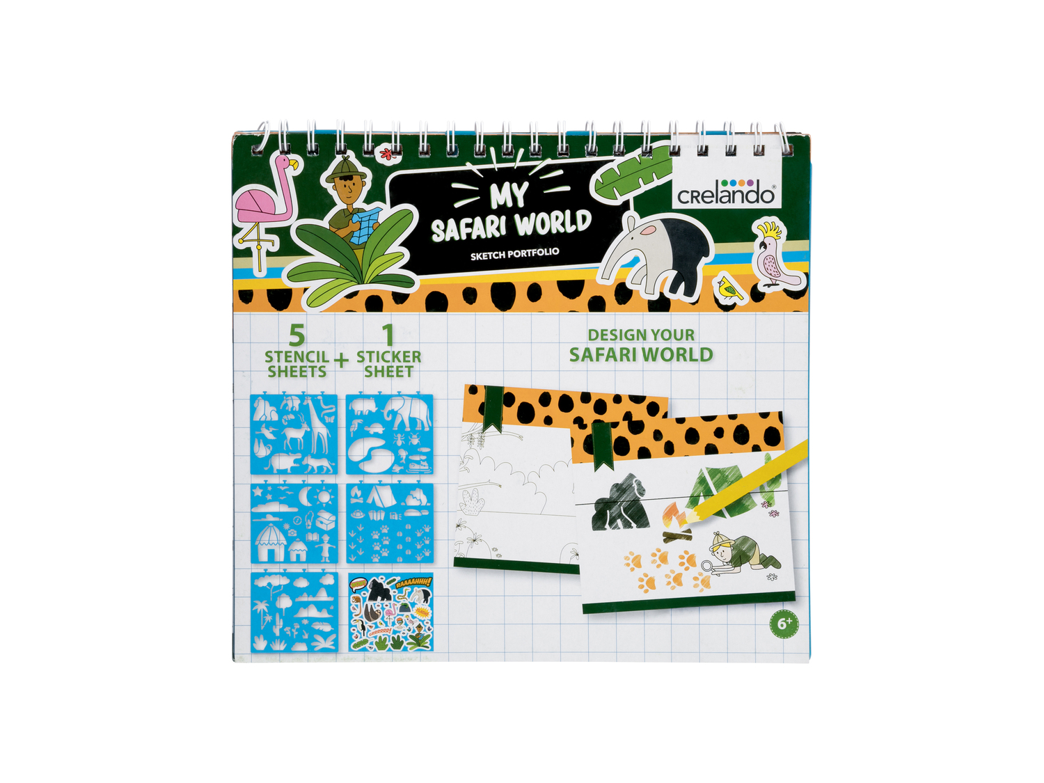 Libro con sagome da disegno Crelando, prezzo 3.99 €
Contenuto
- 1 blocco ...