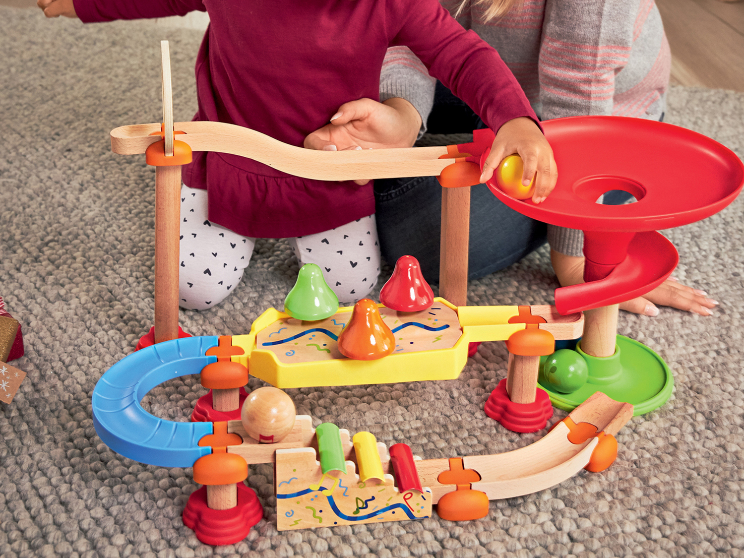 Pista per biglie in legno Playtive, prezzo 17.99 €
- Età minima: ...