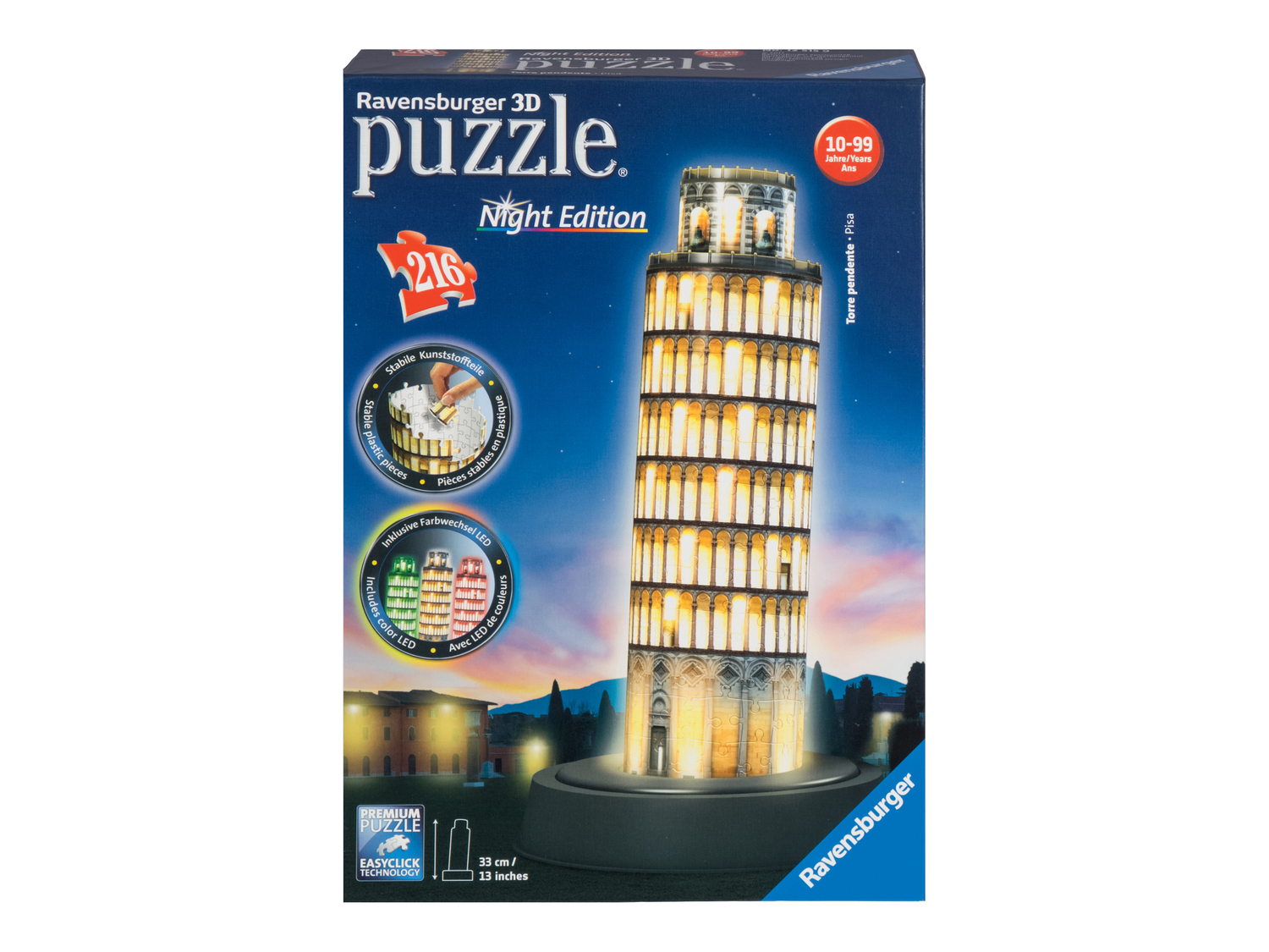 Puzzle 3D con LED Ravensburger, prezzo 19.99 €
- Età minima: ...
