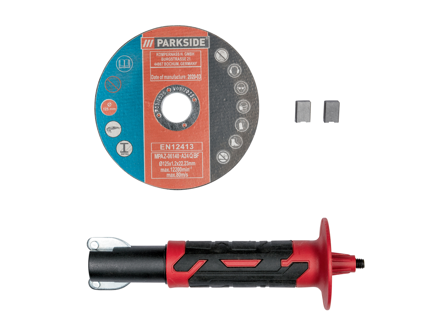 Smerigliatrice angolare Parkside PWS 125 F5, prezzo 24.99 €
- Impugnatura frontale ...
