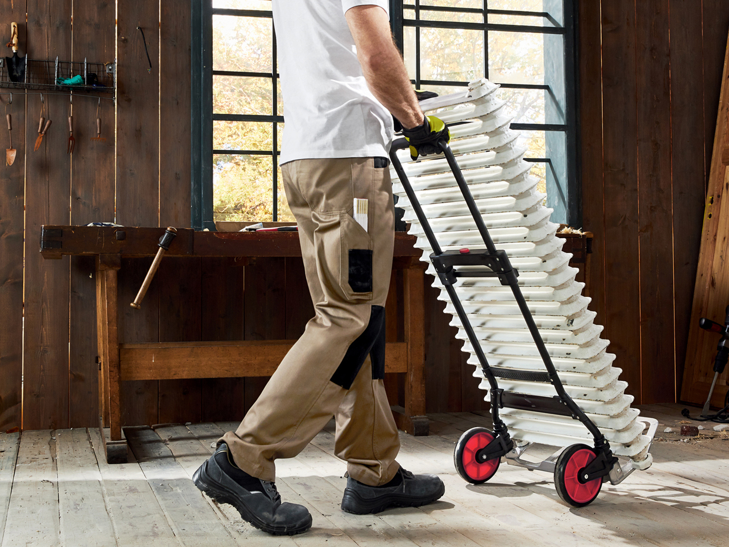 Carrello pieghevole Parkside, prezzo 34.99 €
- Portata max.: 150 kg
- Dimensioni ...