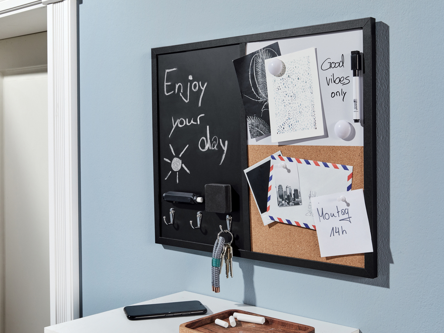 Lavagna 4 in 1 United Office, prezzo 8.99 €
- Con lavagna per gessetti, ...