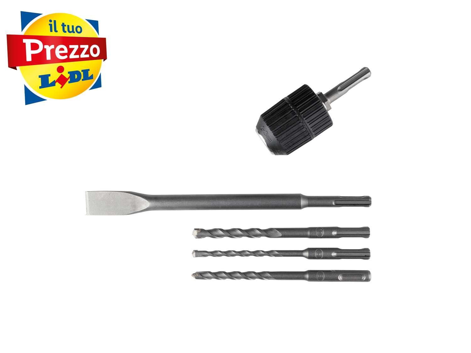 Trapano a percussione scalpellatore pneumatico Parkside PBH 800 A1 SDS, prezzo 34.99 ...