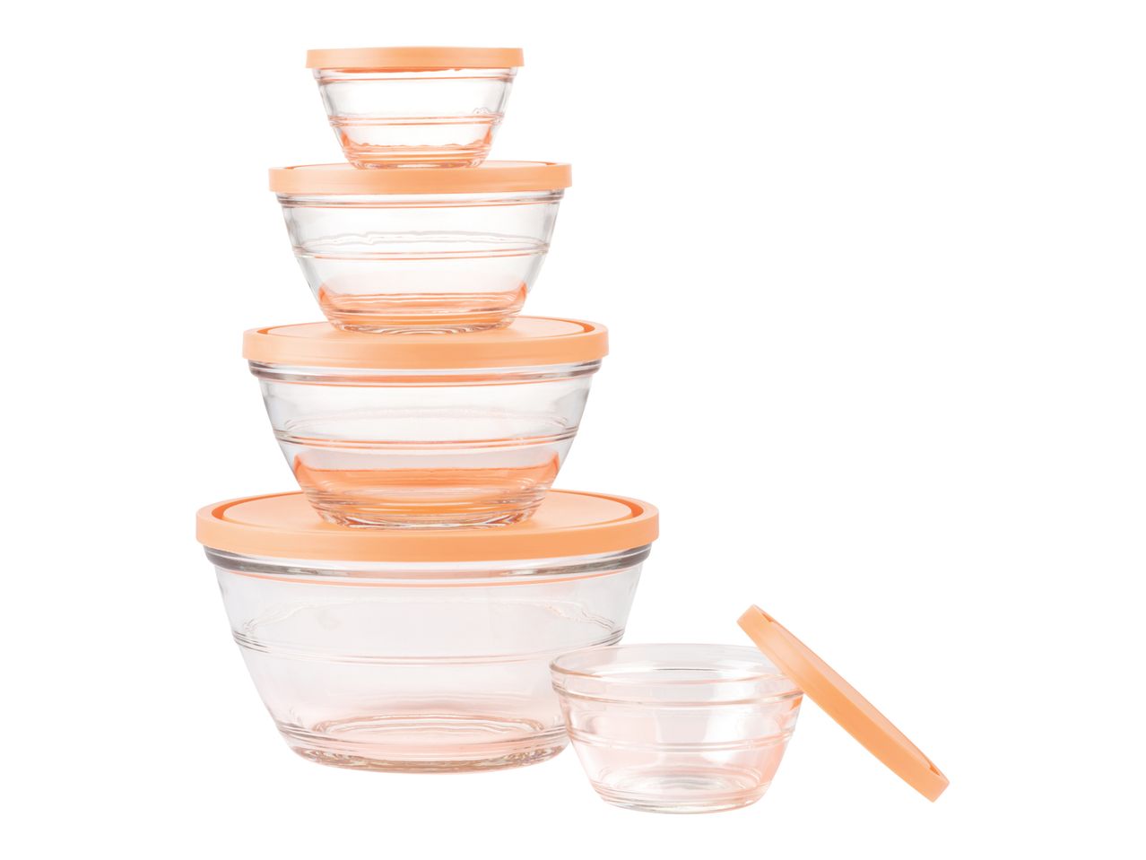 Set ciotole in vetro , prezzo 11.99 EUR
Set ciotole in vetro 5 pezzi
- Resistente ...