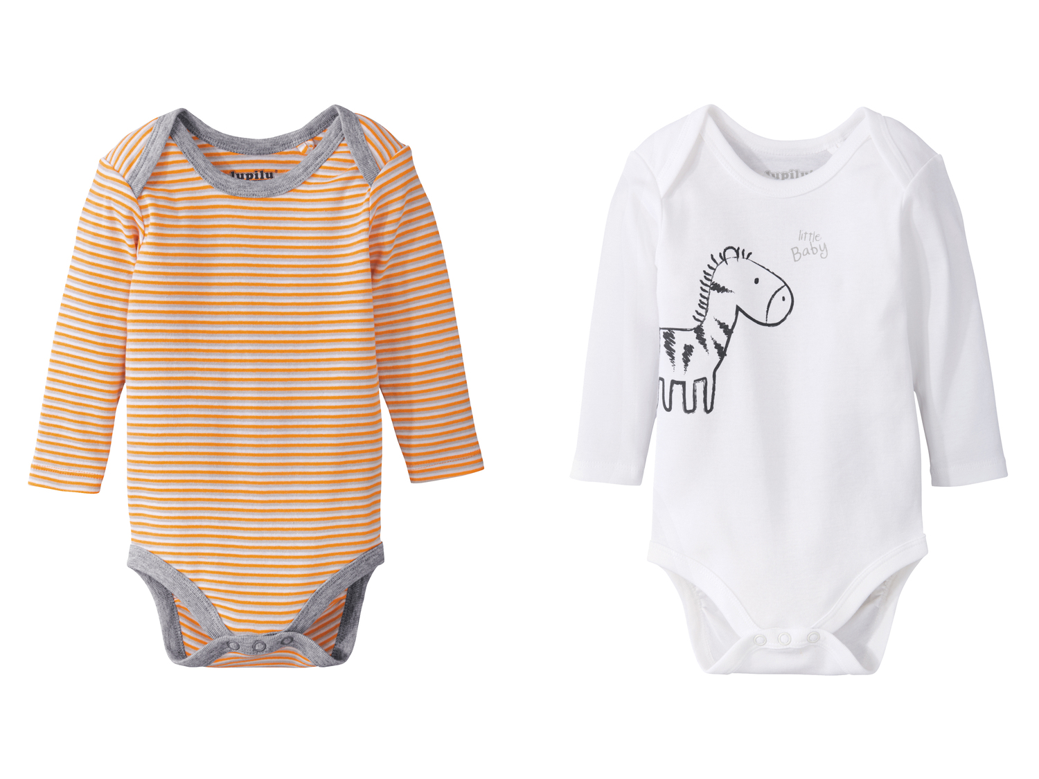 Body a manica lunga da neonato Lupilu, prezzo 5.99 €
2 pezzi - Misure: ...