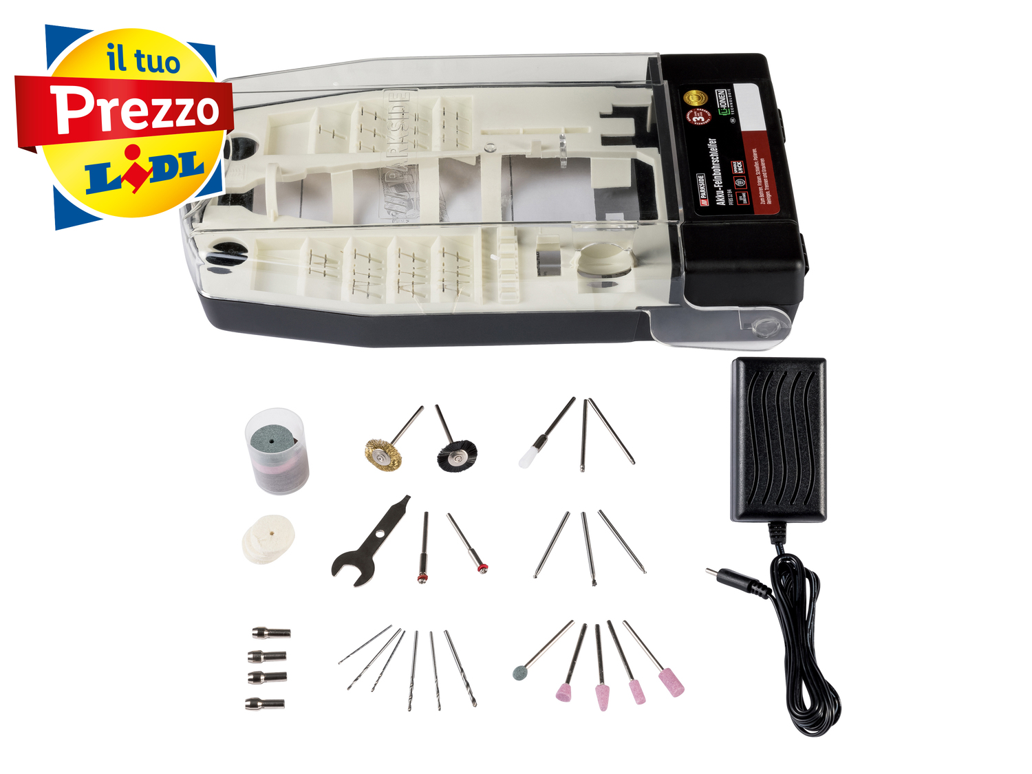 Levigatrice a penna multifunzione ricaricabile Parkside PFBS 12 B4, prezzo 17.99 ...