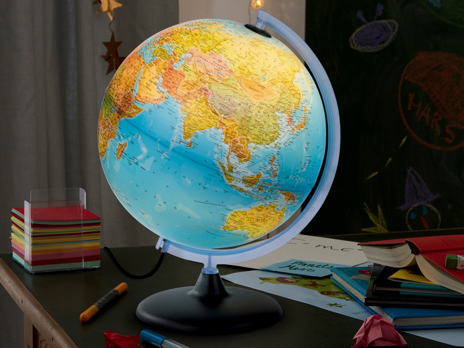 Mappamondo Melinera, prezzo 14.99 €
Ø 30 cm
- Carta geografica fisica ...