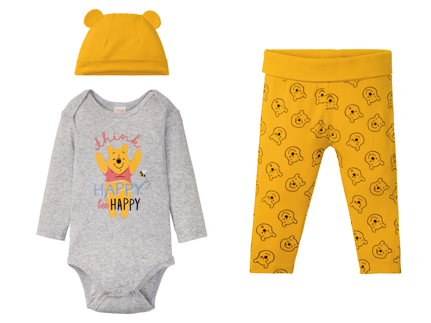 Coordinato per neonata Oeko-tex, prezzo 8.99 €
3 pezzi - Misure: 2-24 mesi
Taglie ...