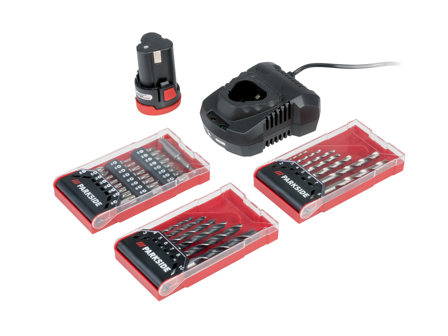 Set trapano avvitatore ricaricabile Parkside, X12VTeam, prezzo 59.00 € 
Scopri ...