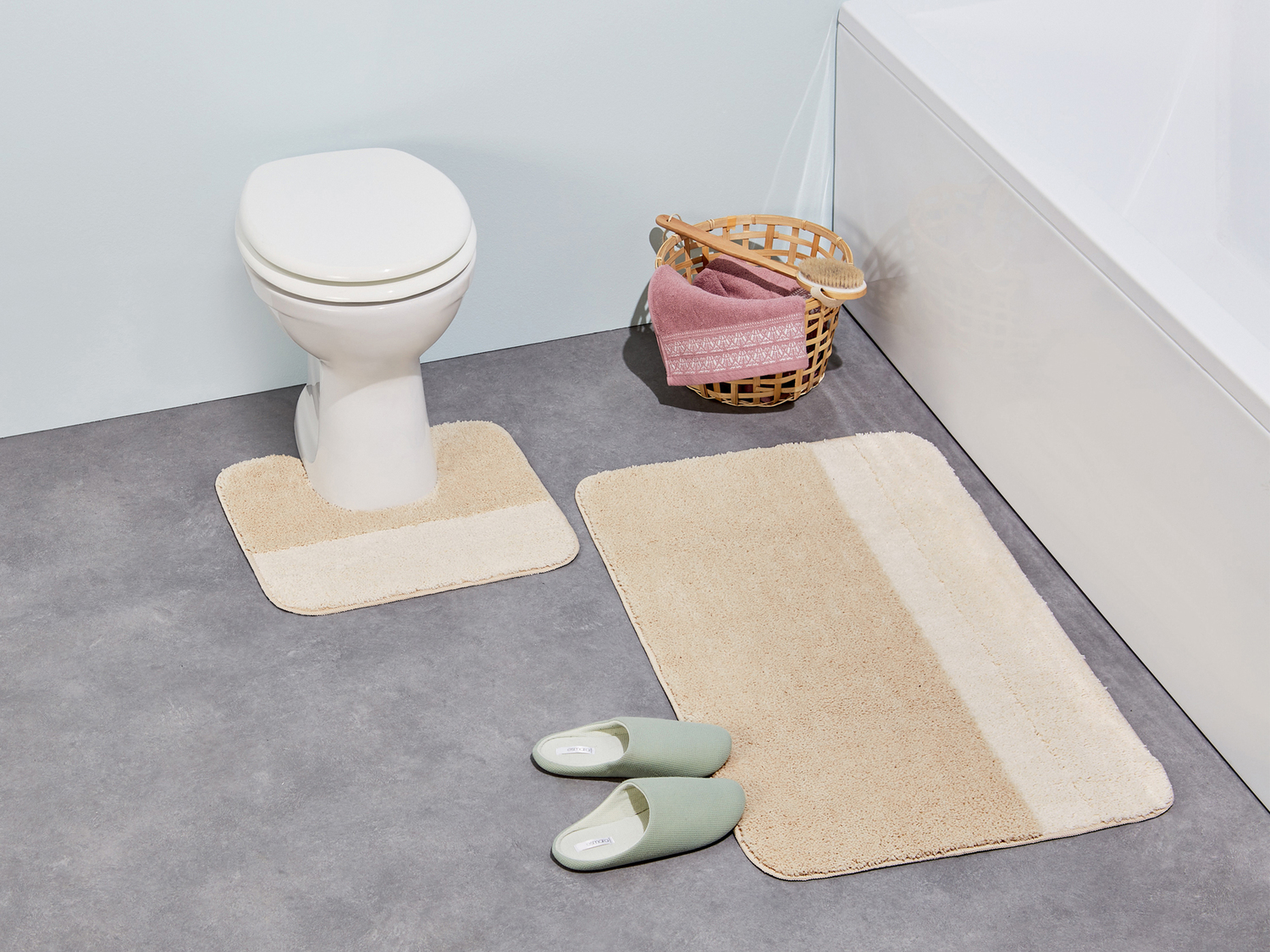 Coordinato per bagno Miomare, prezzo 8.99 &#8364; 
2 pezzi 
- Tappeto: 60 x ...