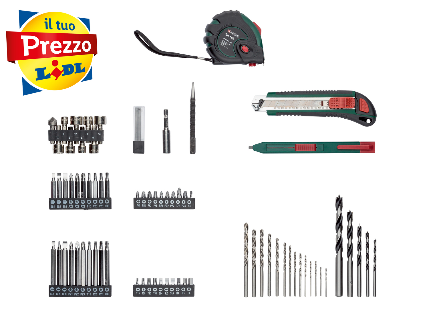 Set trapano avvitatore ricaricabile Parkside, X20VTeam, prezzo 69.00 €
- Motore ...