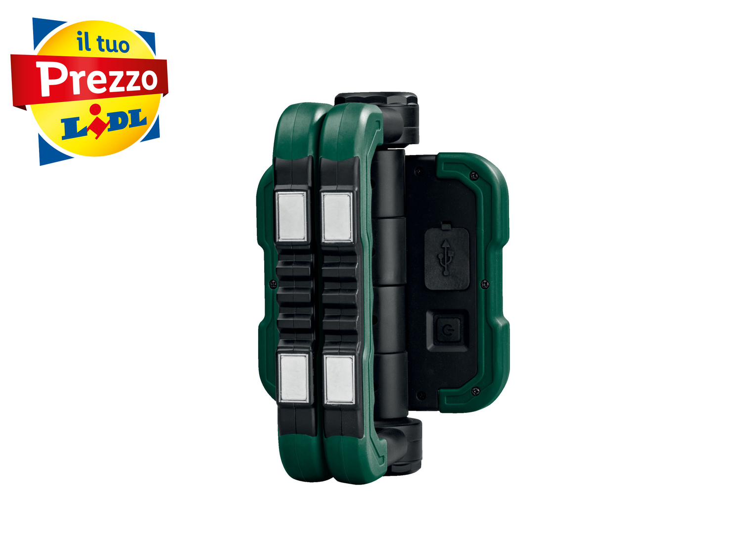 Lampada LED da lavoro Parkside, prezzo 19.99 € 
- Con 2 proiettori orientabili ...