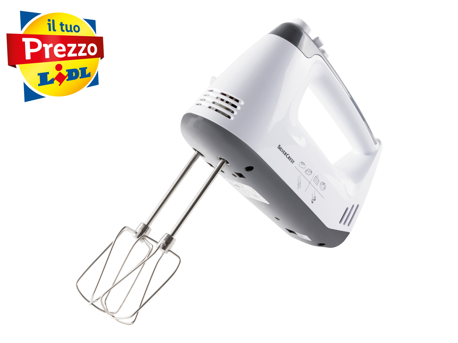 Sbattitore Silvercrest Kitchen Tools, prezzo 12.99 €
- Con 5 livelli ...